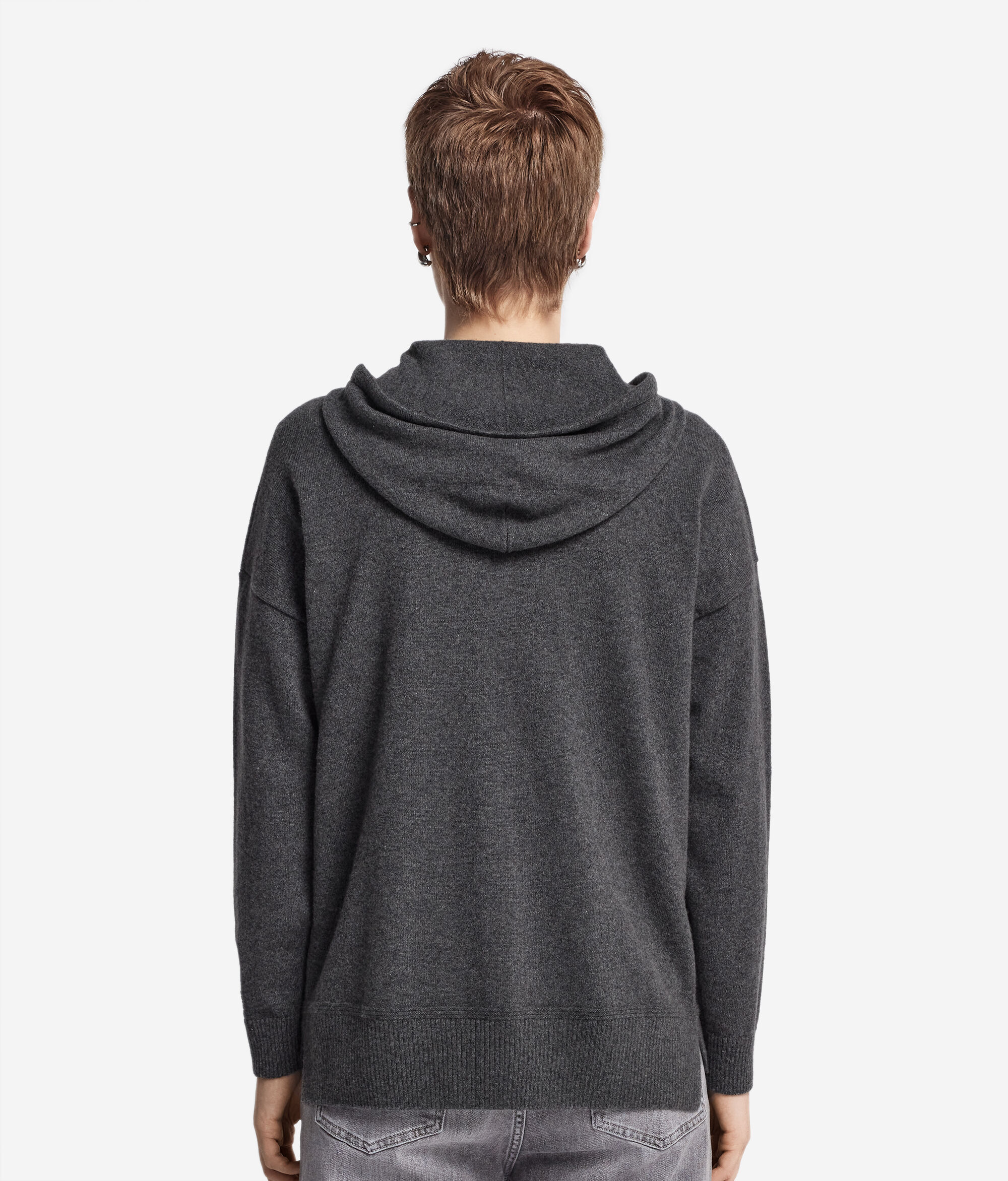 Sweatshirt aus Kaschmir Ultrasoft mit Kapuze