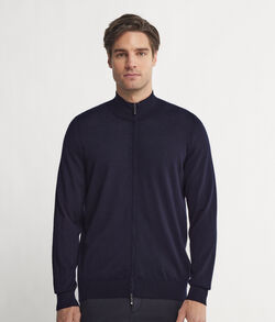 Cardigan mit Reißverschluss aus Kaschmir Ultrafine