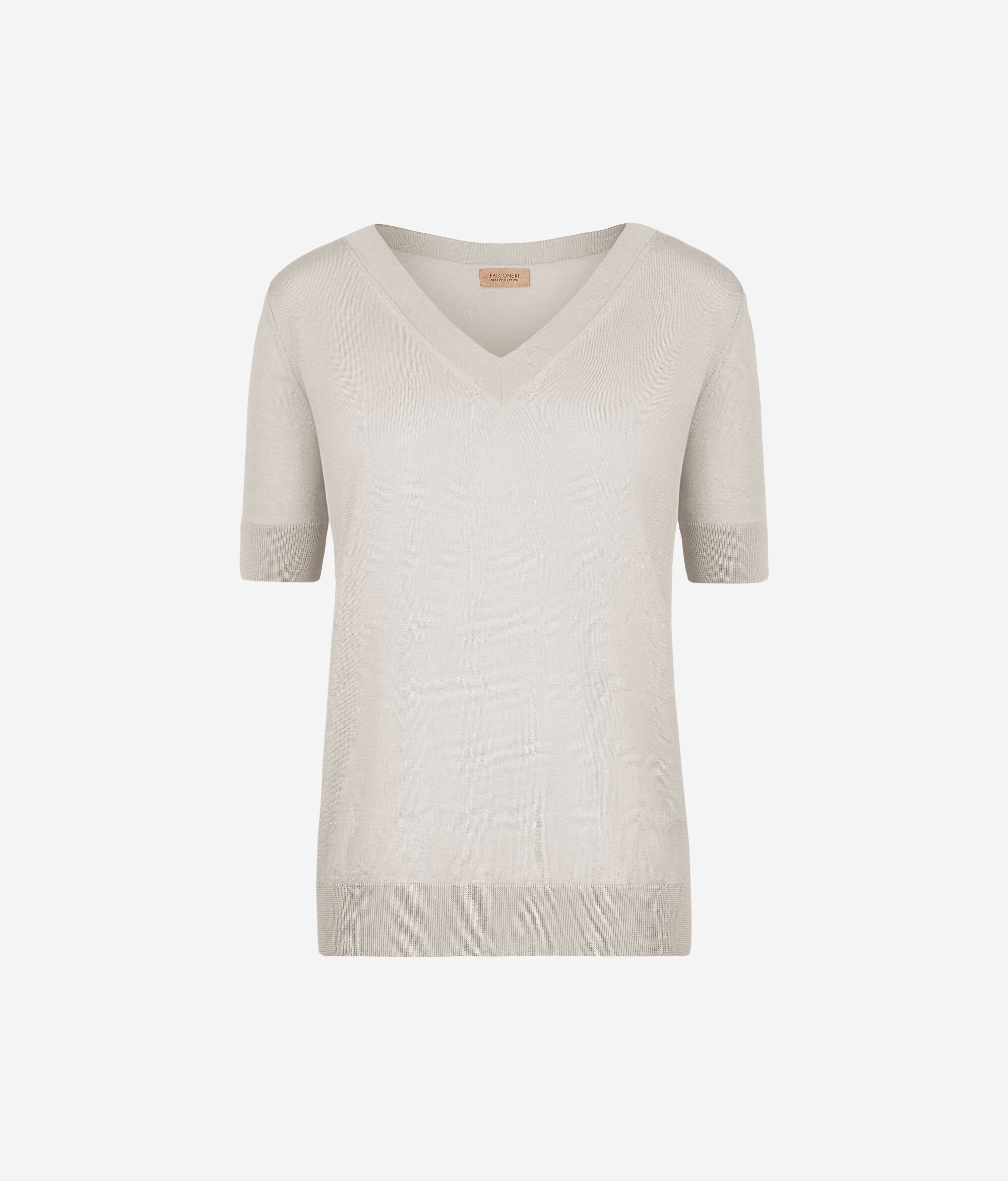 Джемпер из шелка и хлопка