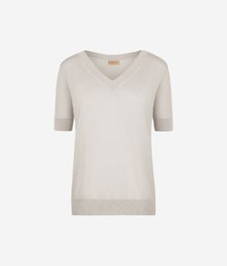 Джемпер из шелка и хлопка