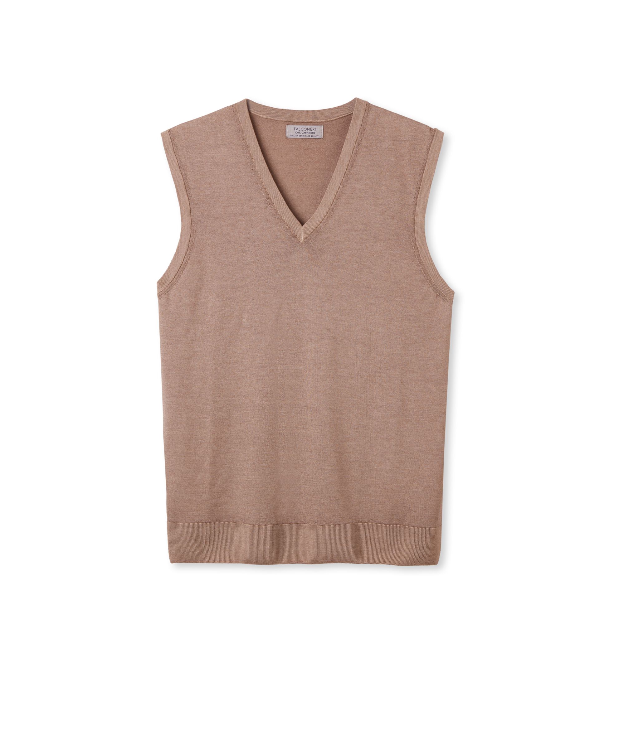 Gilet Scollo a V in Cashmere Ultrafine
