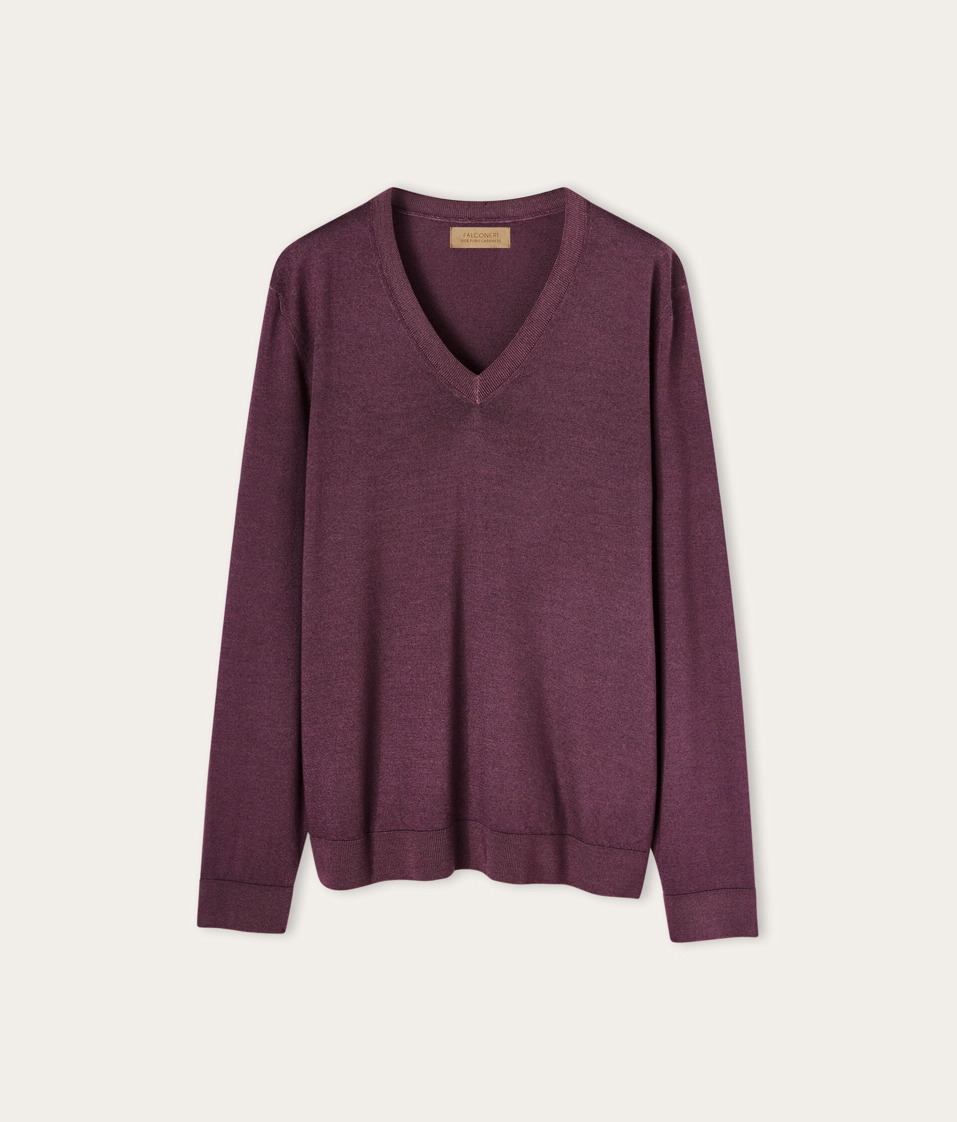Pullover mit V-Ausschnitt aus Kaschmir Ultrafine