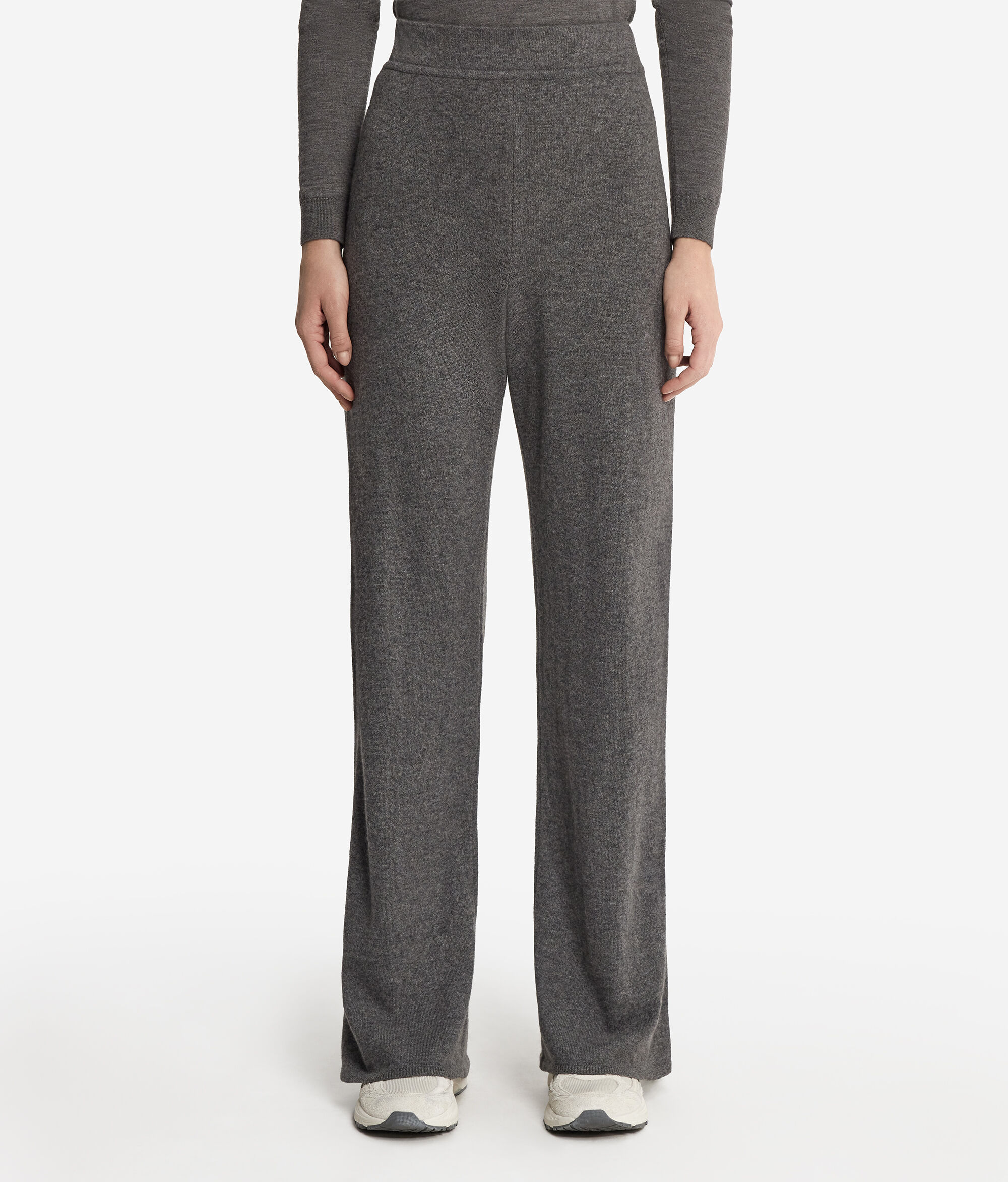 Pantalón palazzo de cashmere ultrasoft
