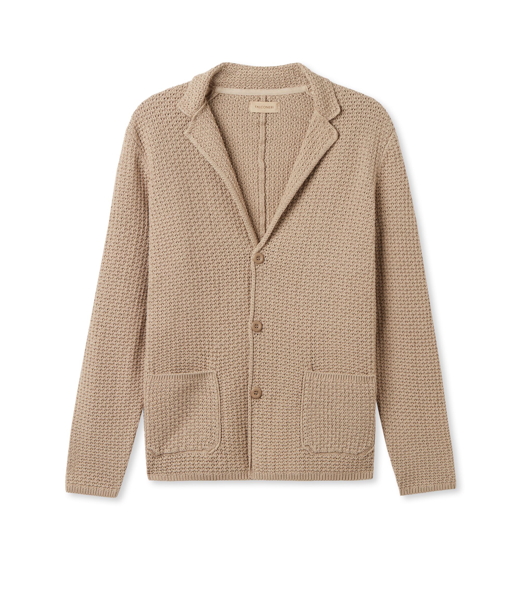 Jacke mit feinem Strukturmuster