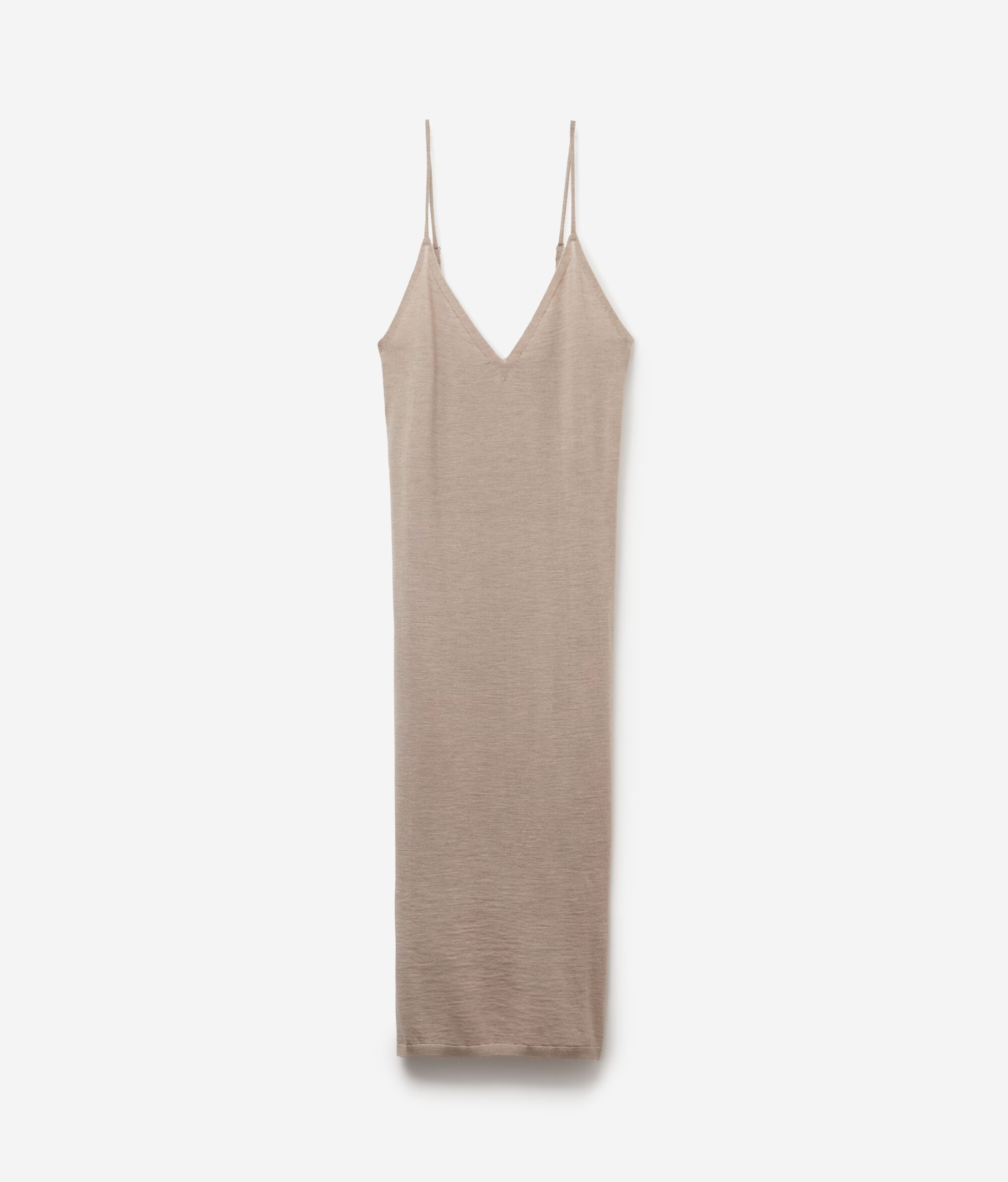 Vestido com Efeito Saiote em Ultrafine Cashmere