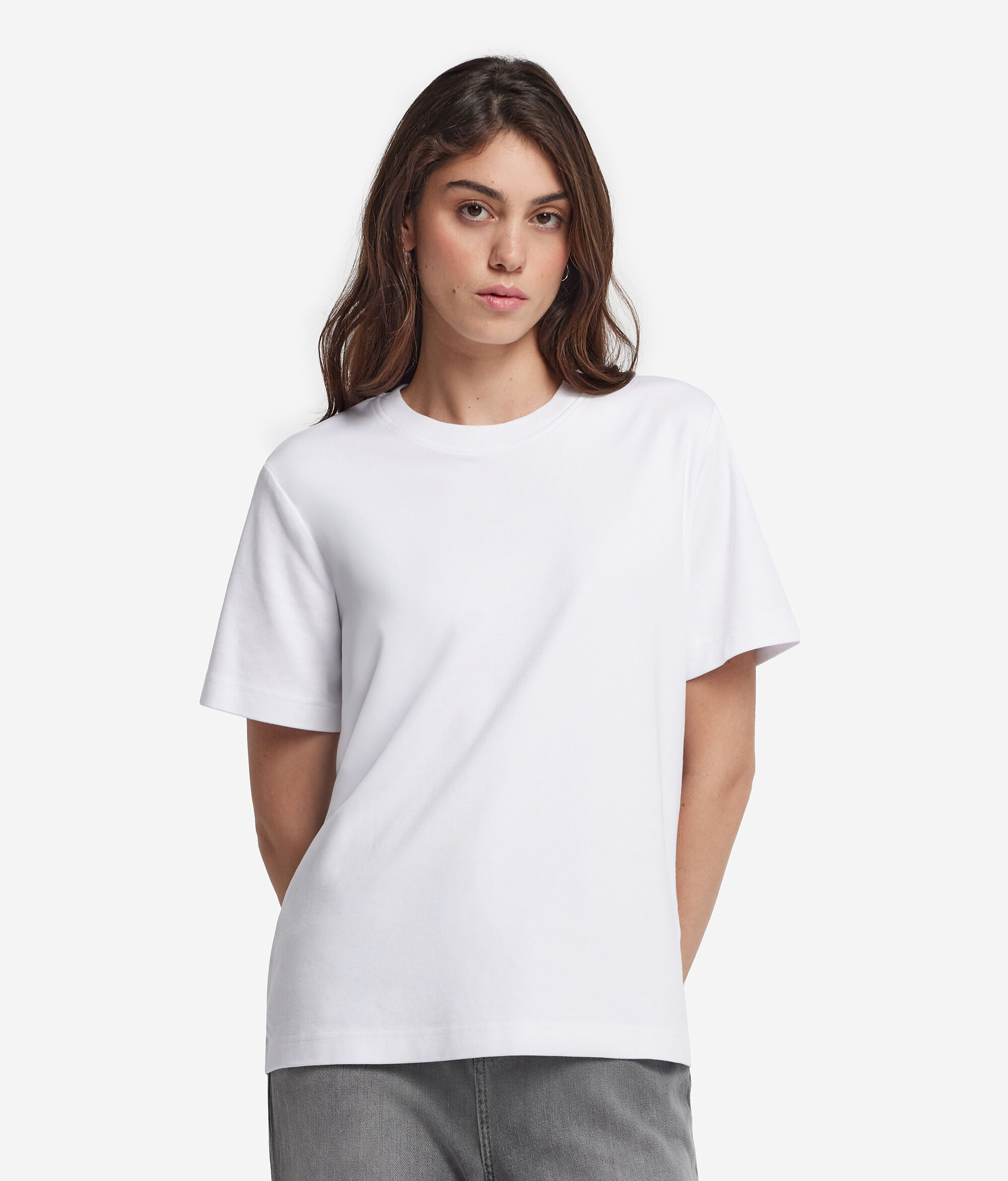 コットン クルーネック Tシャツ