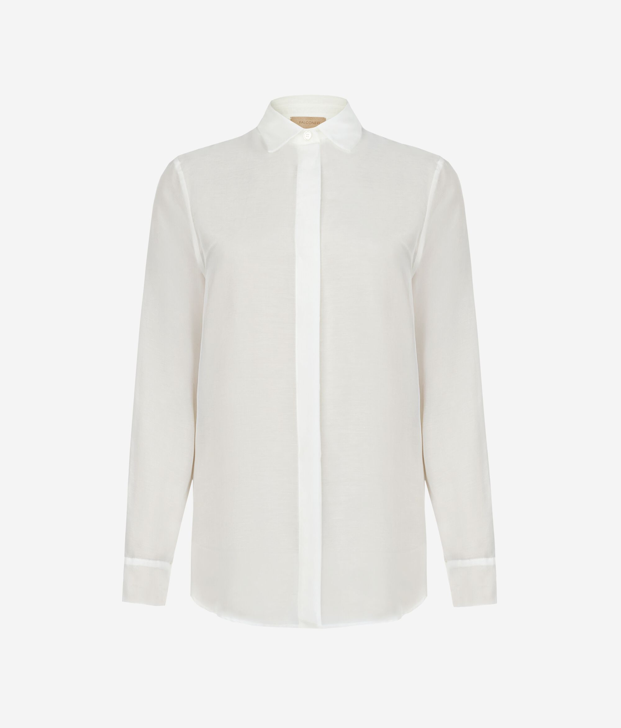 Блуза из шелка и хлопка