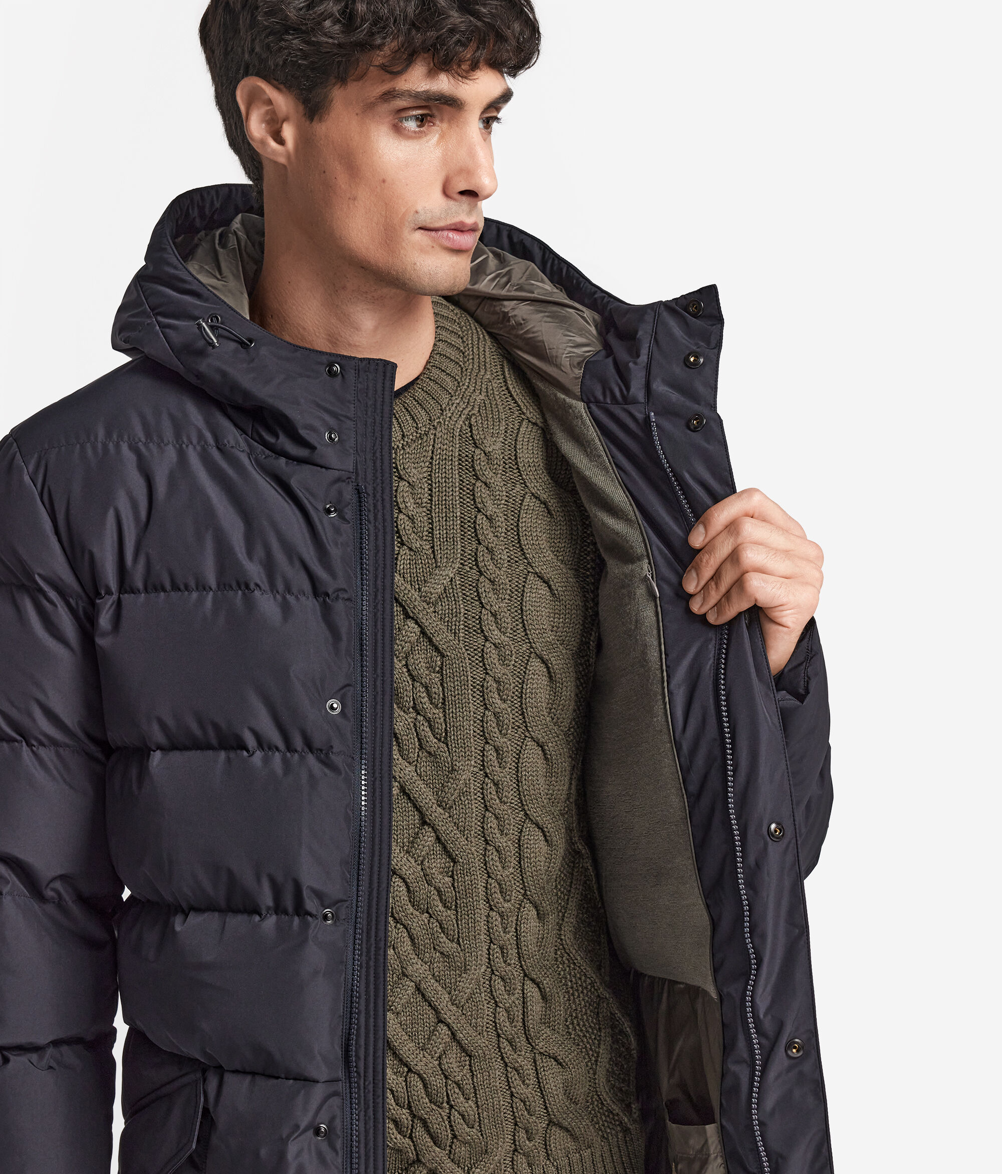 Парка с подкладкой из кашемира