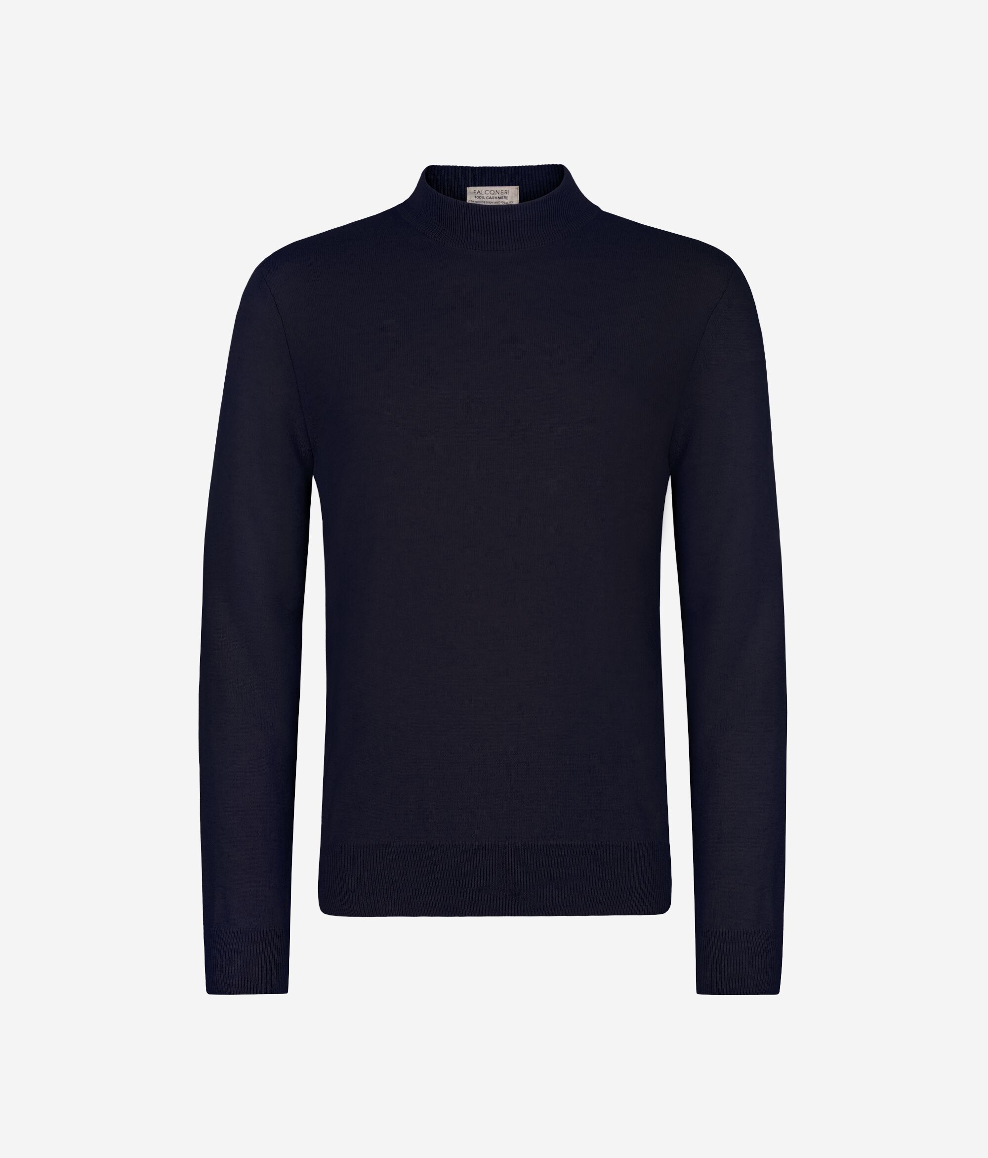 Pull à col montant en cachemire ultra-doux