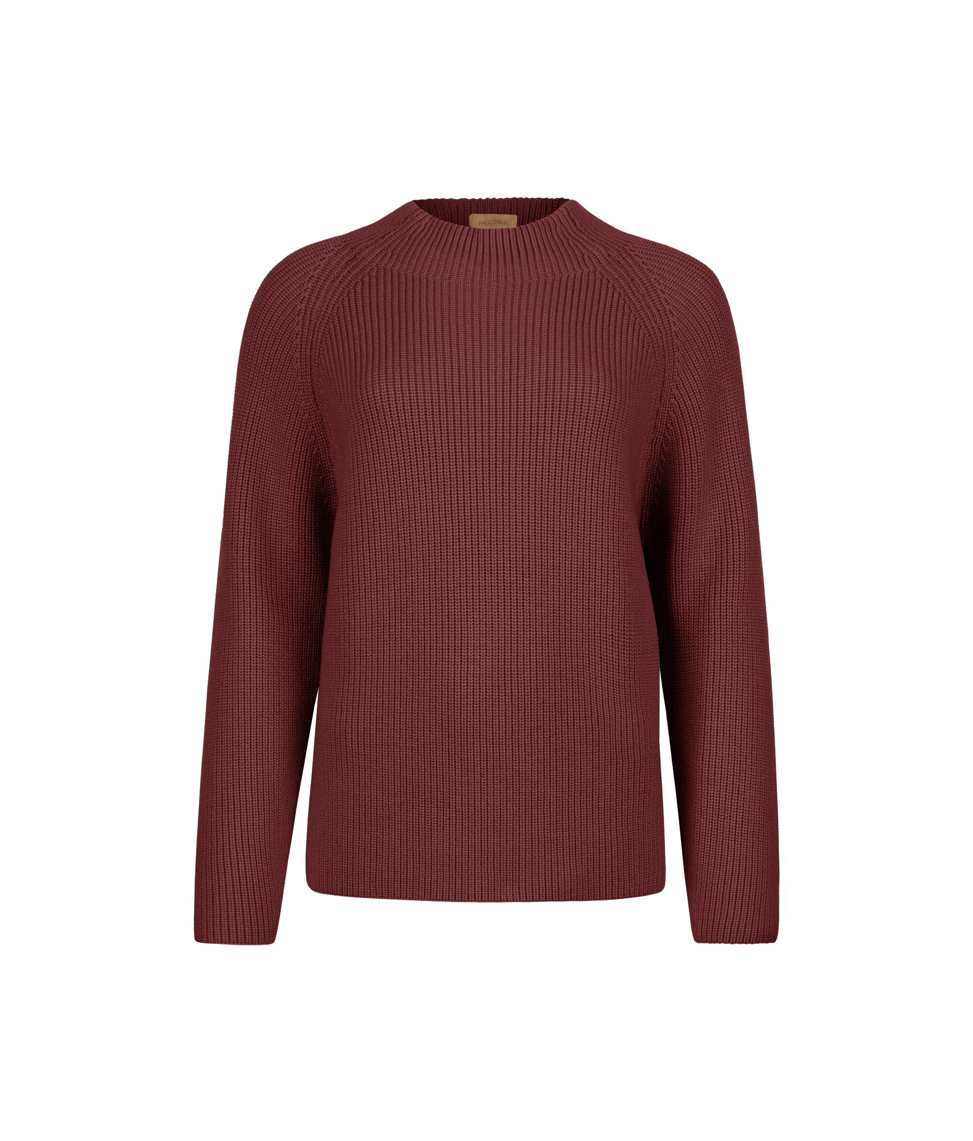 Camisola de gola alta em lã