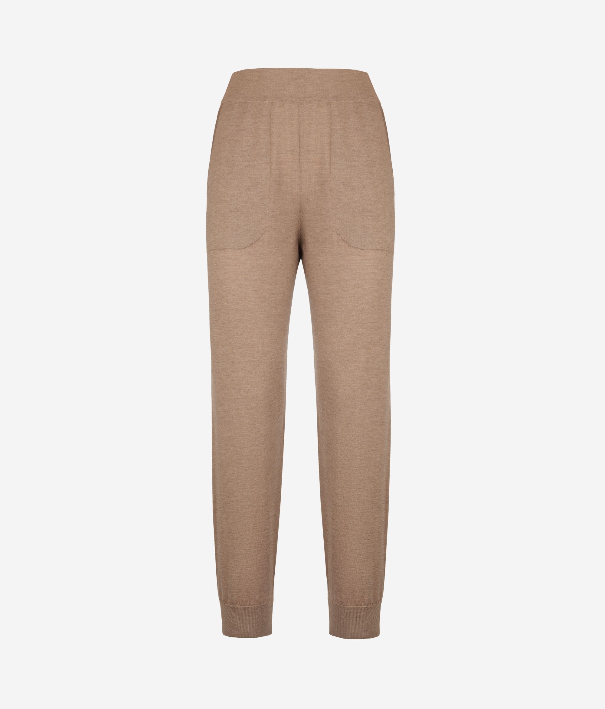 Ultrafine Cashmere Trousers with Cuffed Ankles