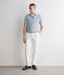 Polo in cotone - LIGHT_BLUE