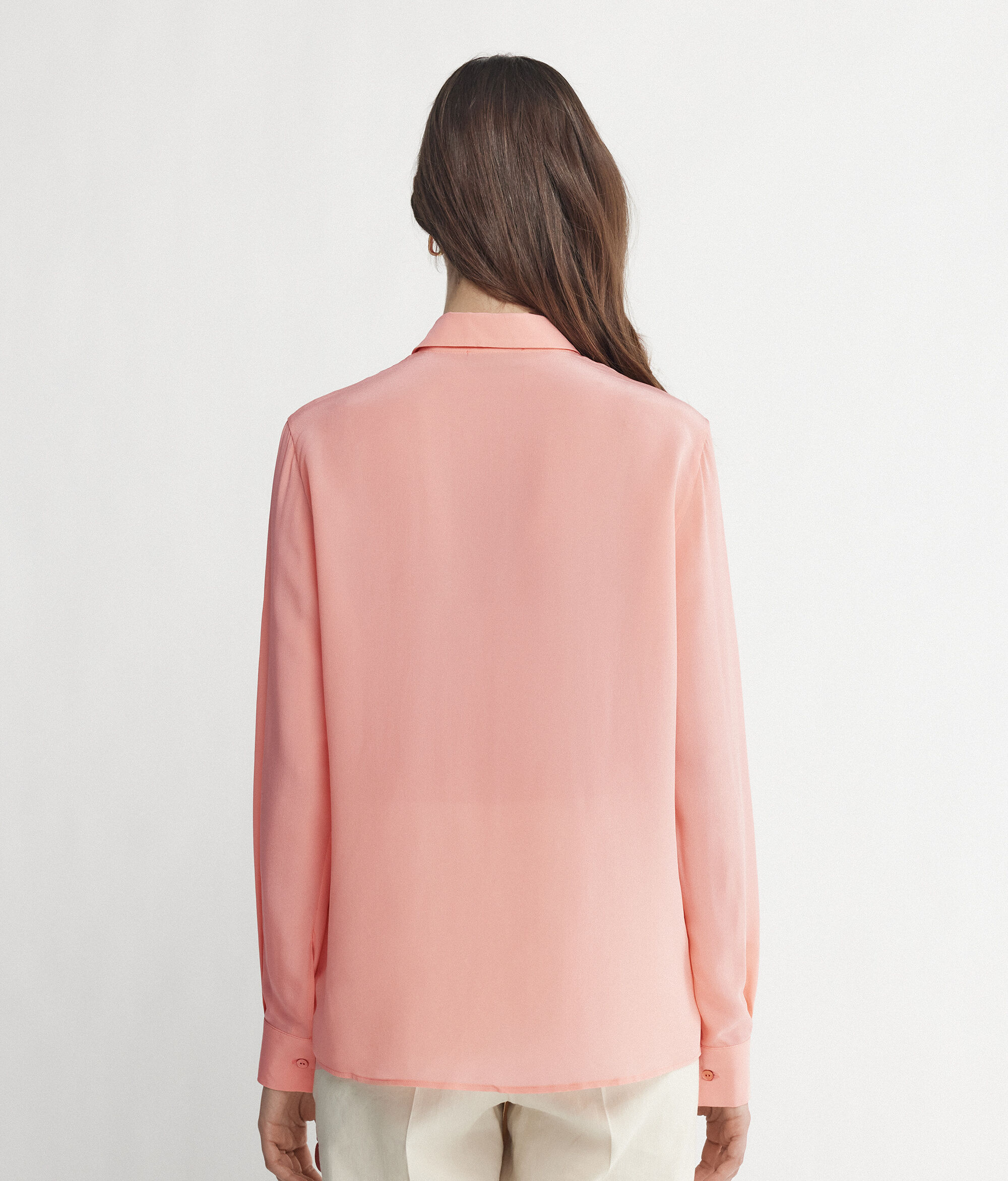 Camicia in Seta con Colletto