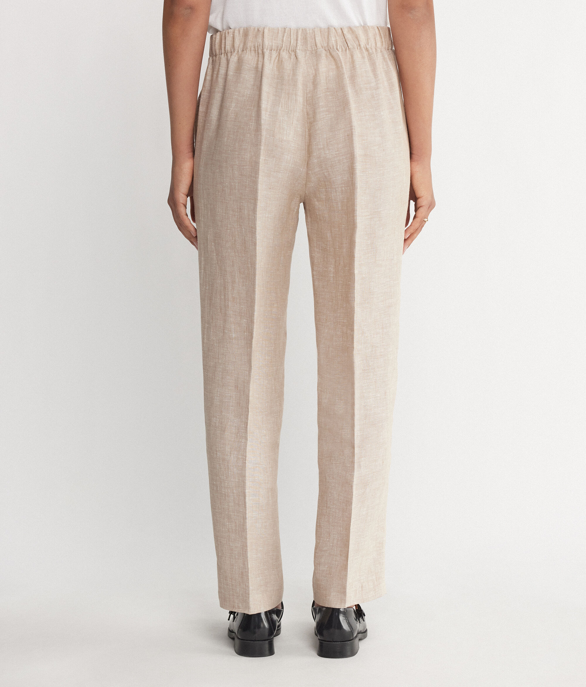 Pantalons de tub de lli
