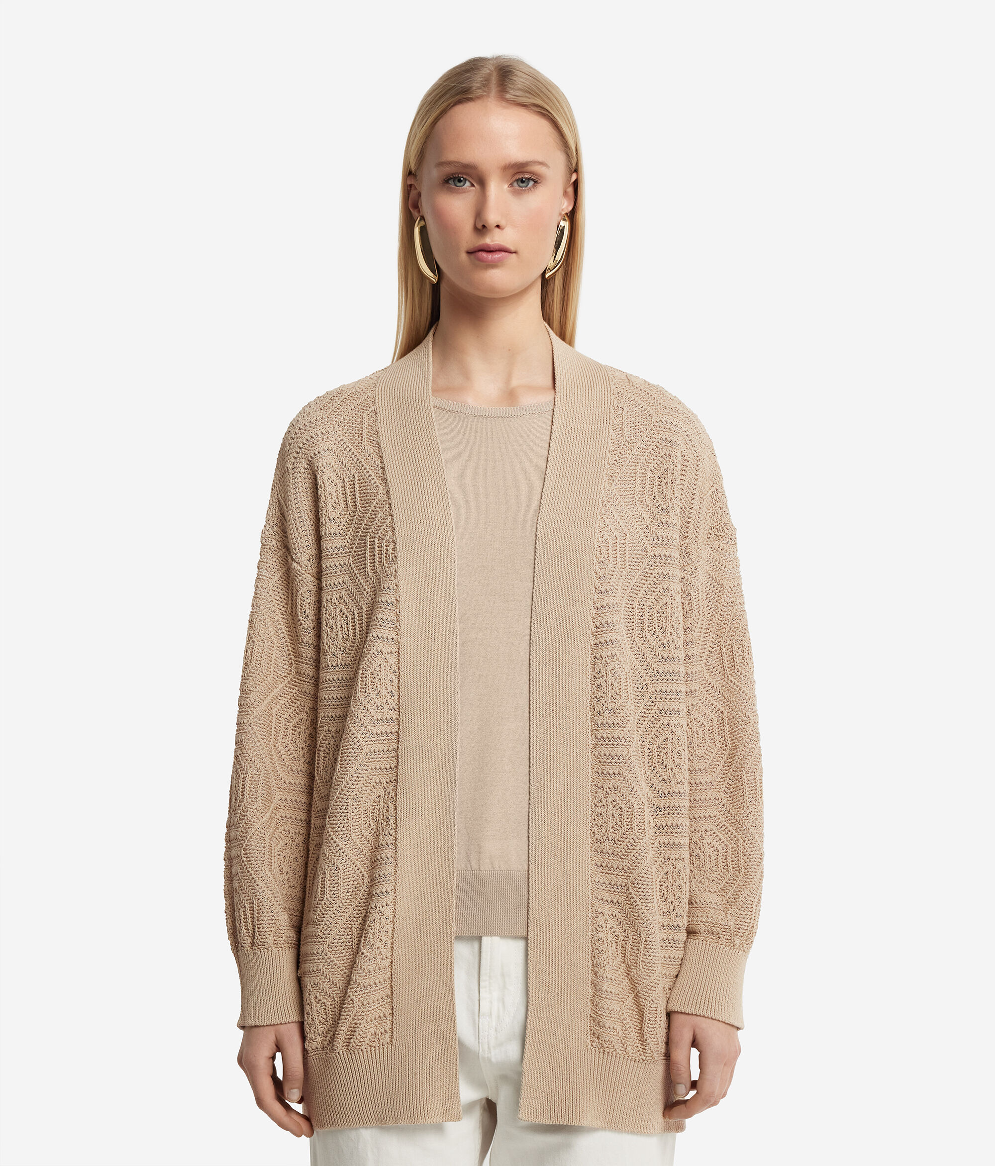 Kimono with Geometric Design