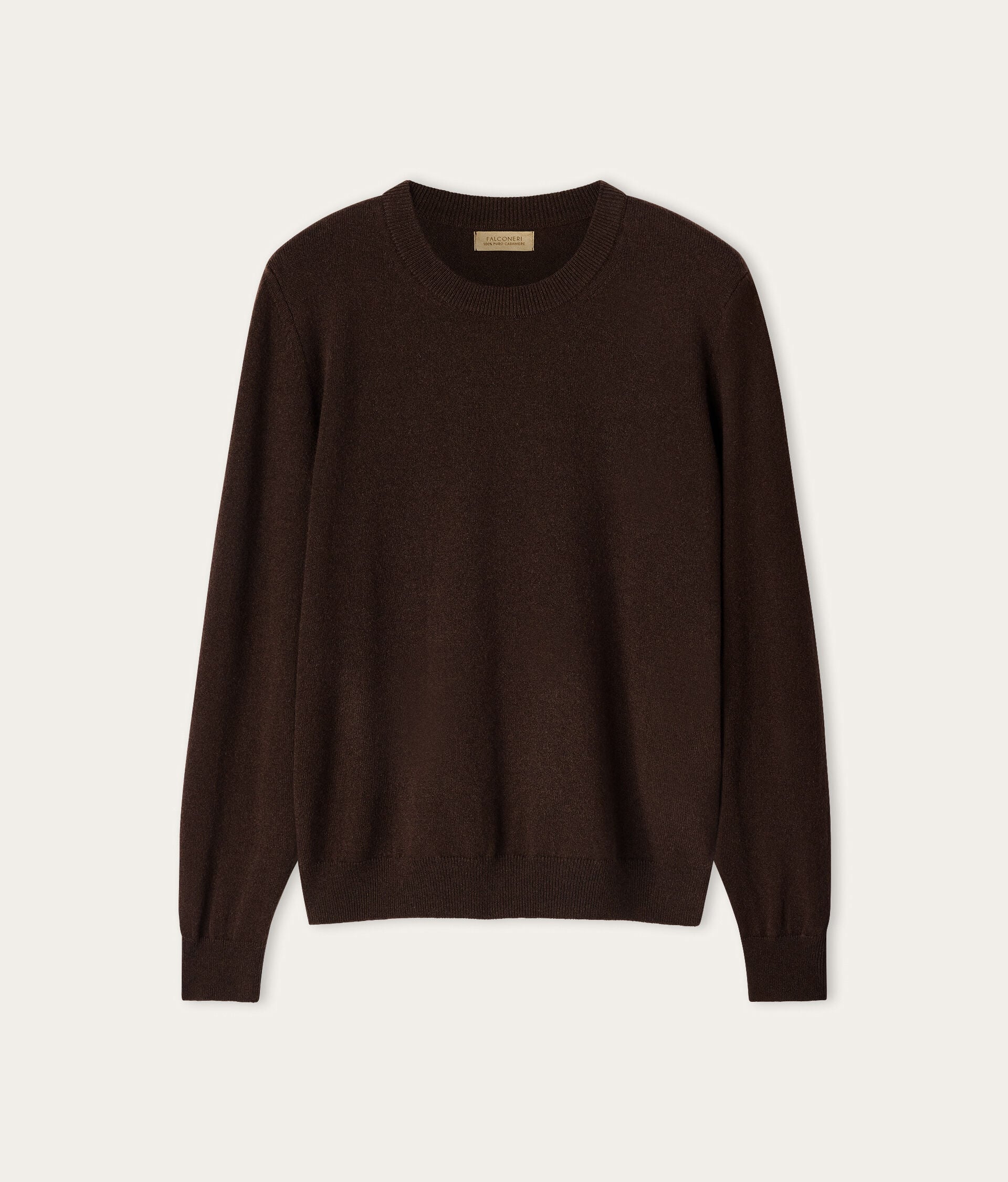 Pull à col rond en cachemire ultra-doux
