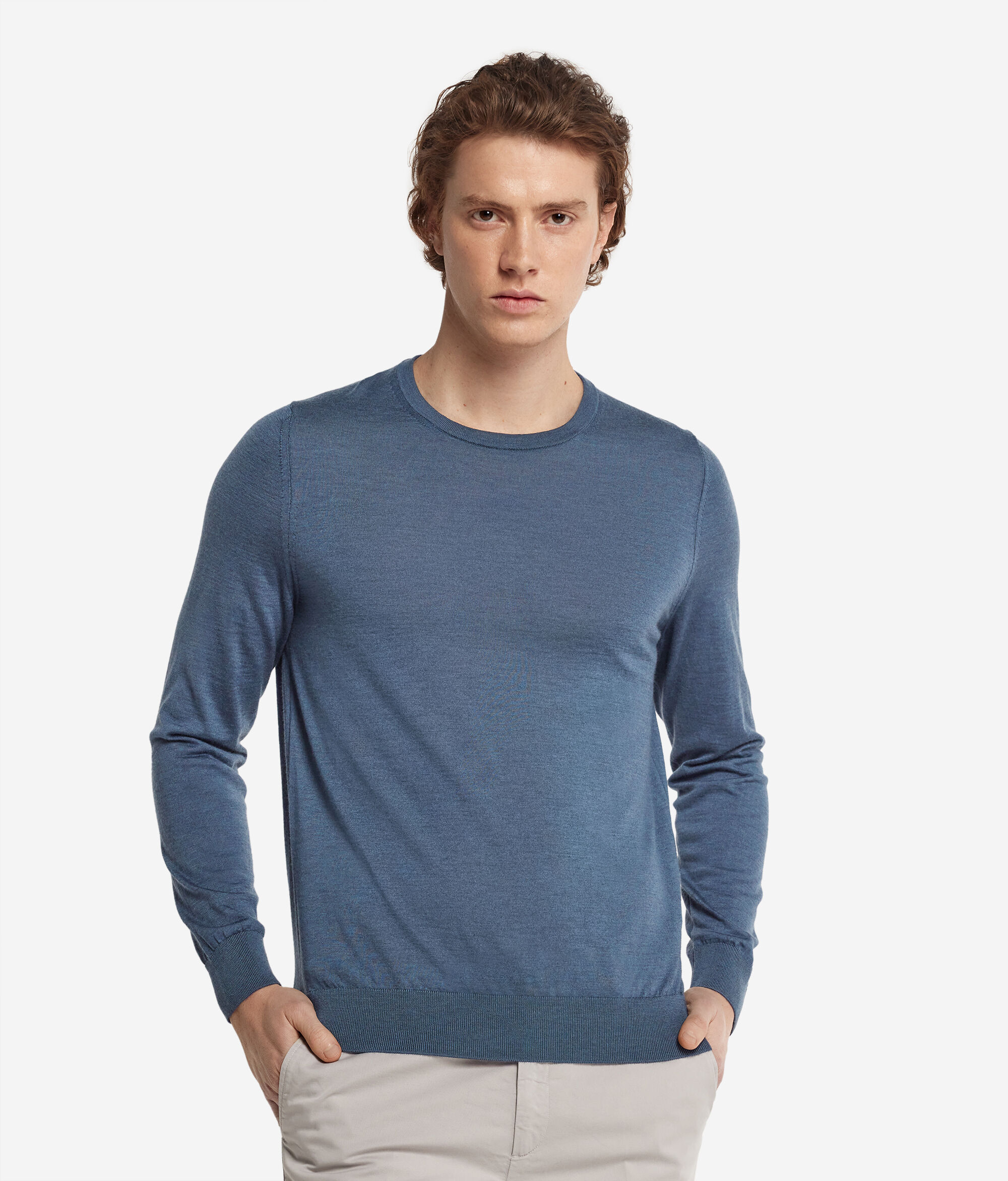 Round-Neck Ultrafine Cashmere Jumper
