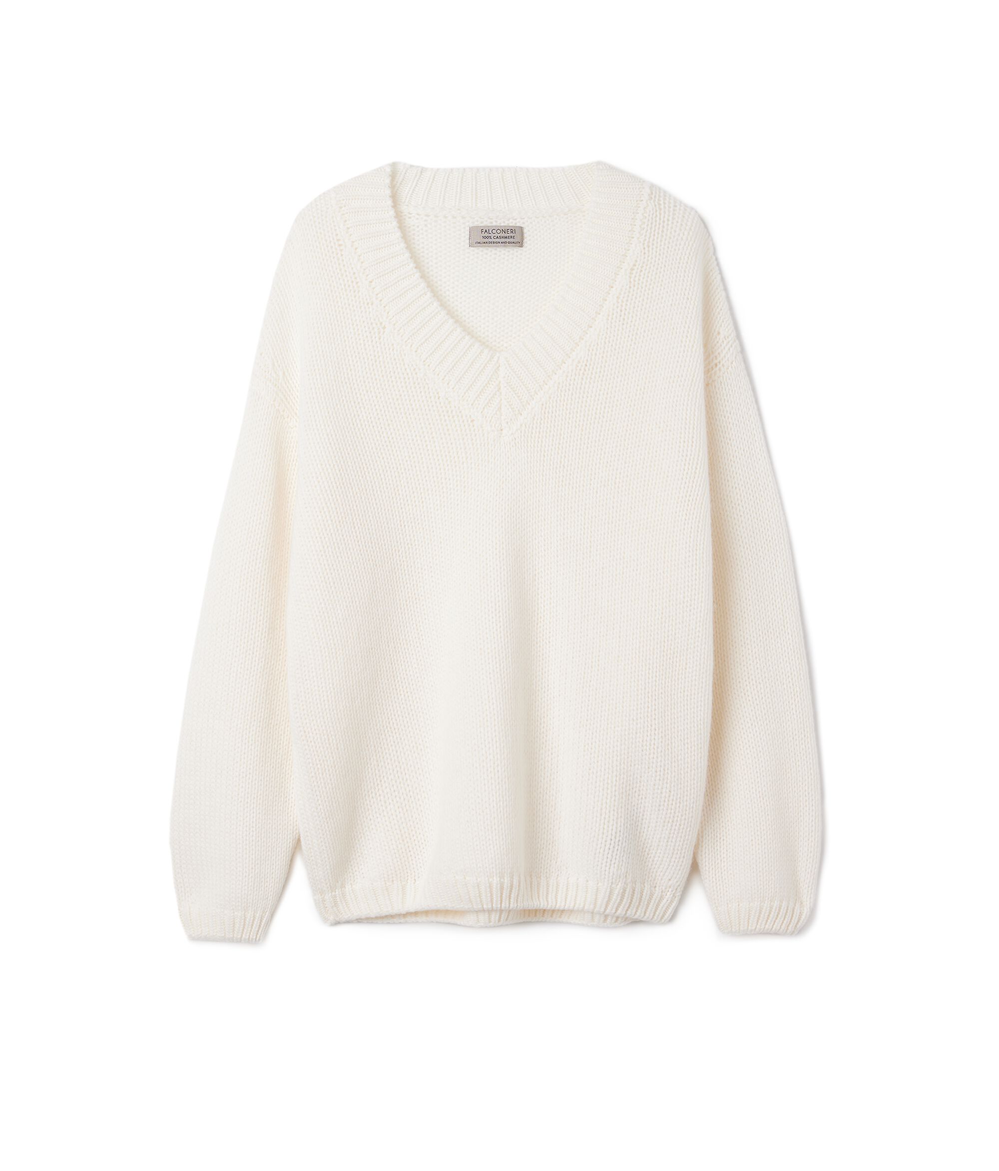 Tricot-Pullover mit V-Ausschnitt aus Kaschmir Ultrasoft_8005