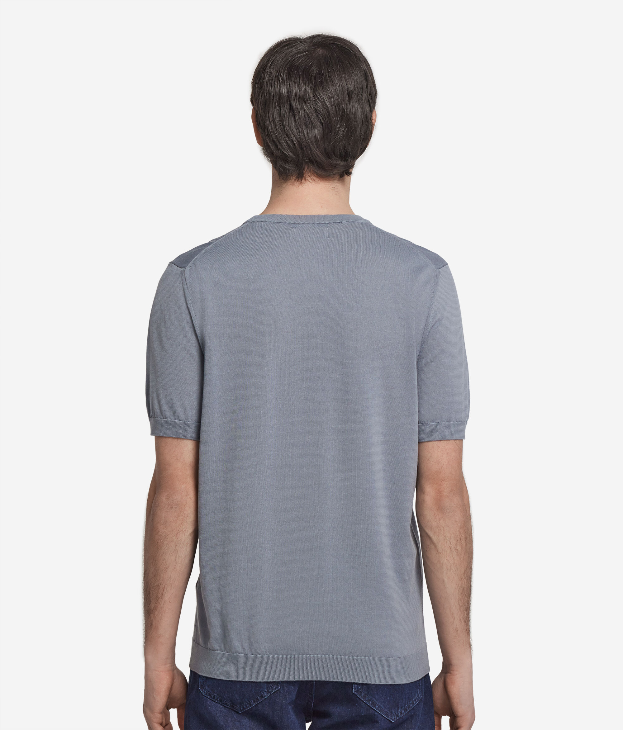 Short-Sleeve Fresh Cotton Crew Neck T-Shirt
