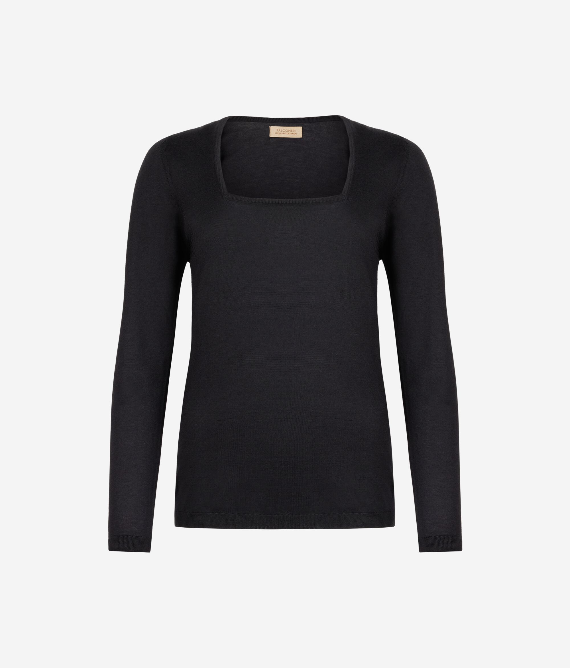 Ultrafine Cashmere Square Neck Jumper