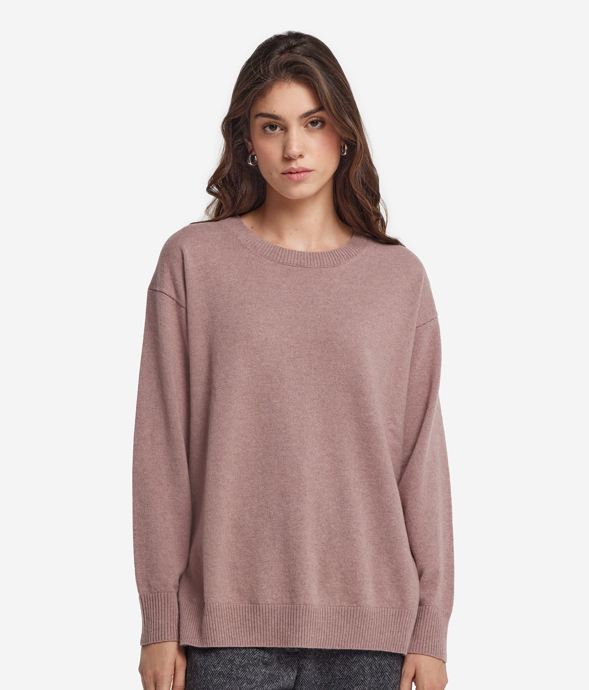 Ultrasoft Cashmere sweater with slits