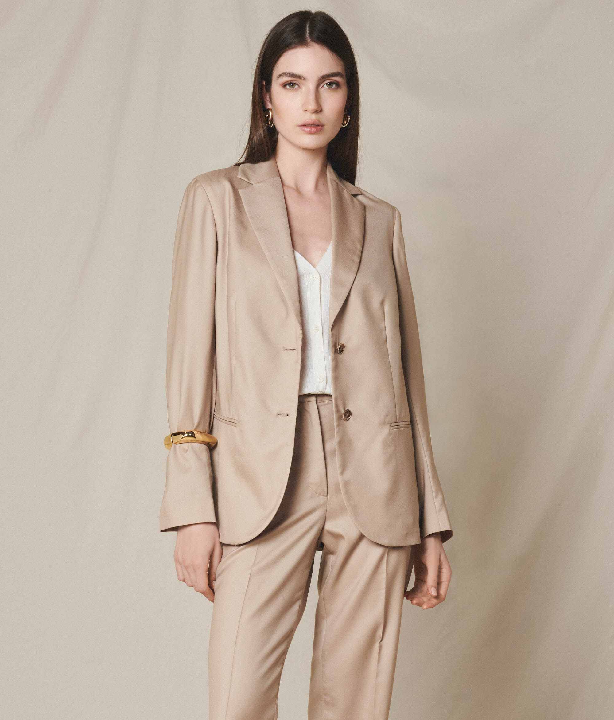 Giacca in cashmere e seta