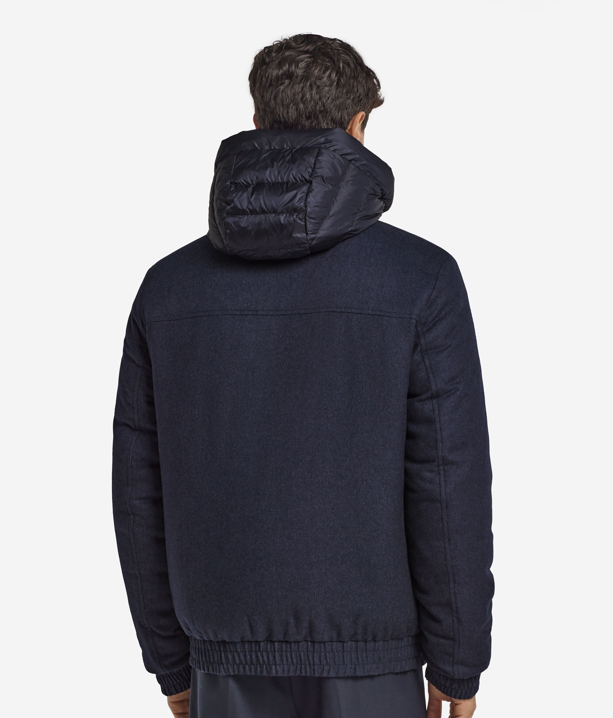 Двусторонняя куртка из шелка и кашемира