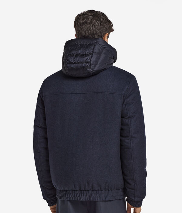 Двусторонняя куртка из шелка и кашемира