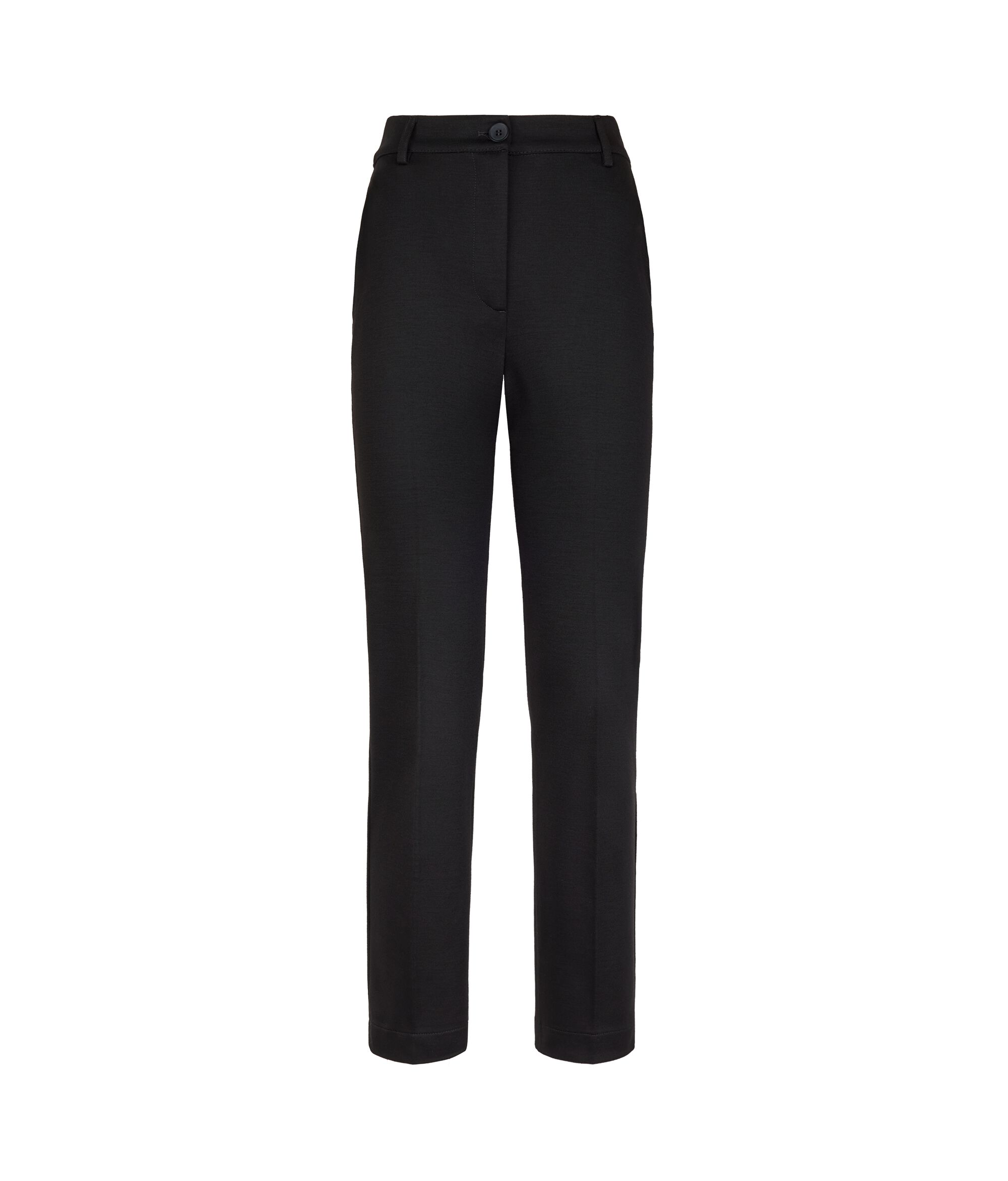 Zigarettenhose aus Wolljersey