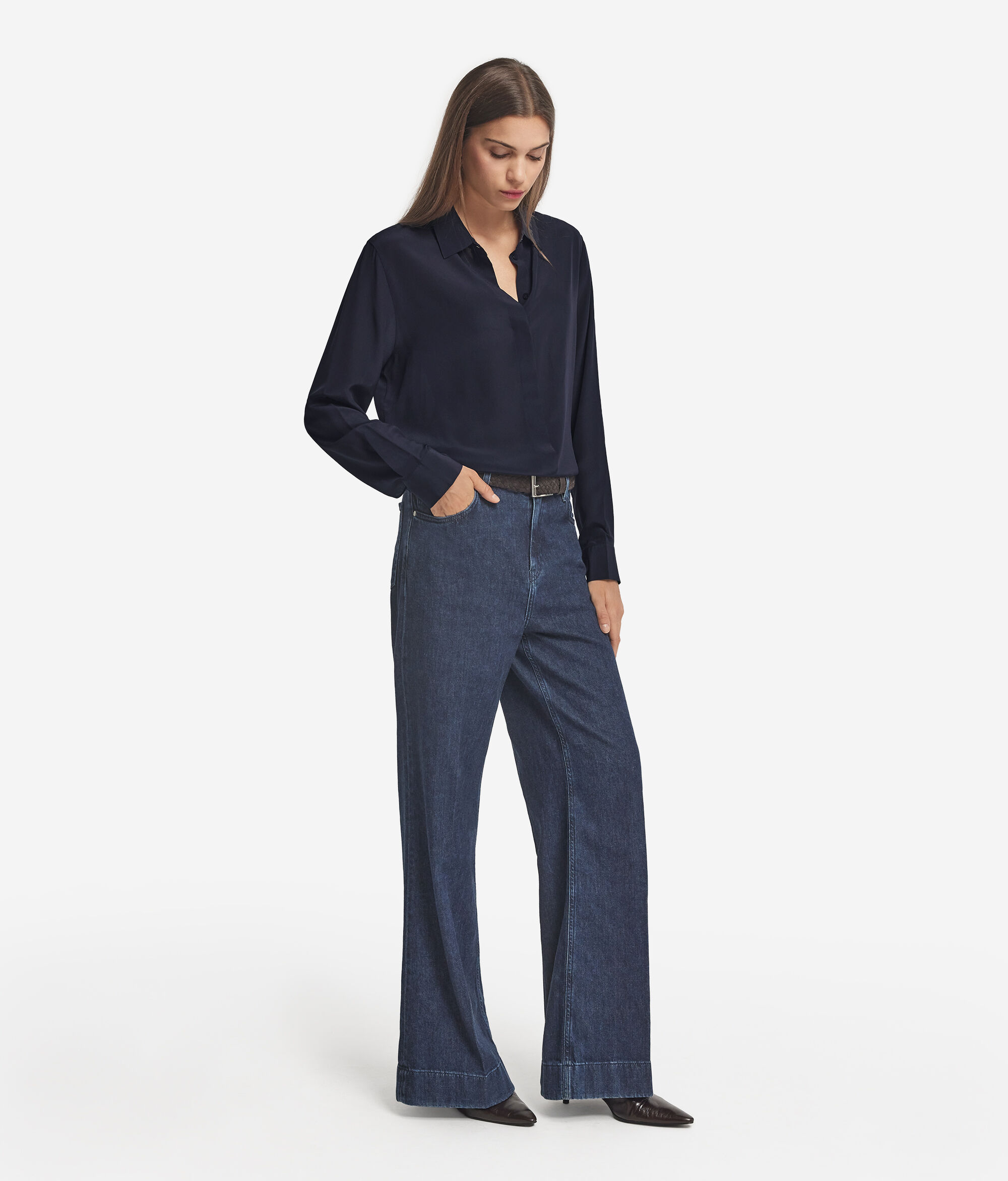 Chemise en soie femme
