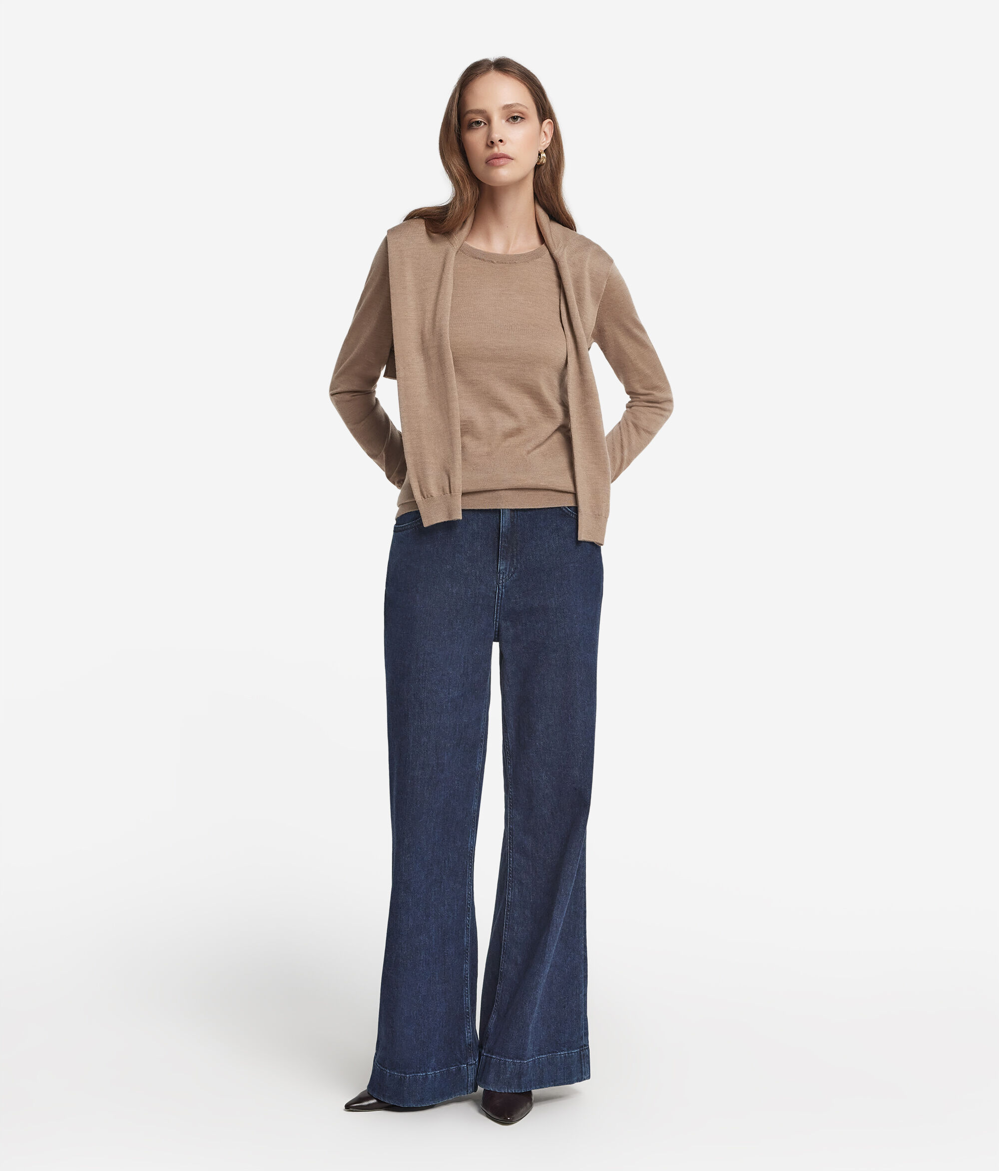 Μπλούζα με Στρογγυλή Λαιμόκοψη από Ultrafine Cashmere