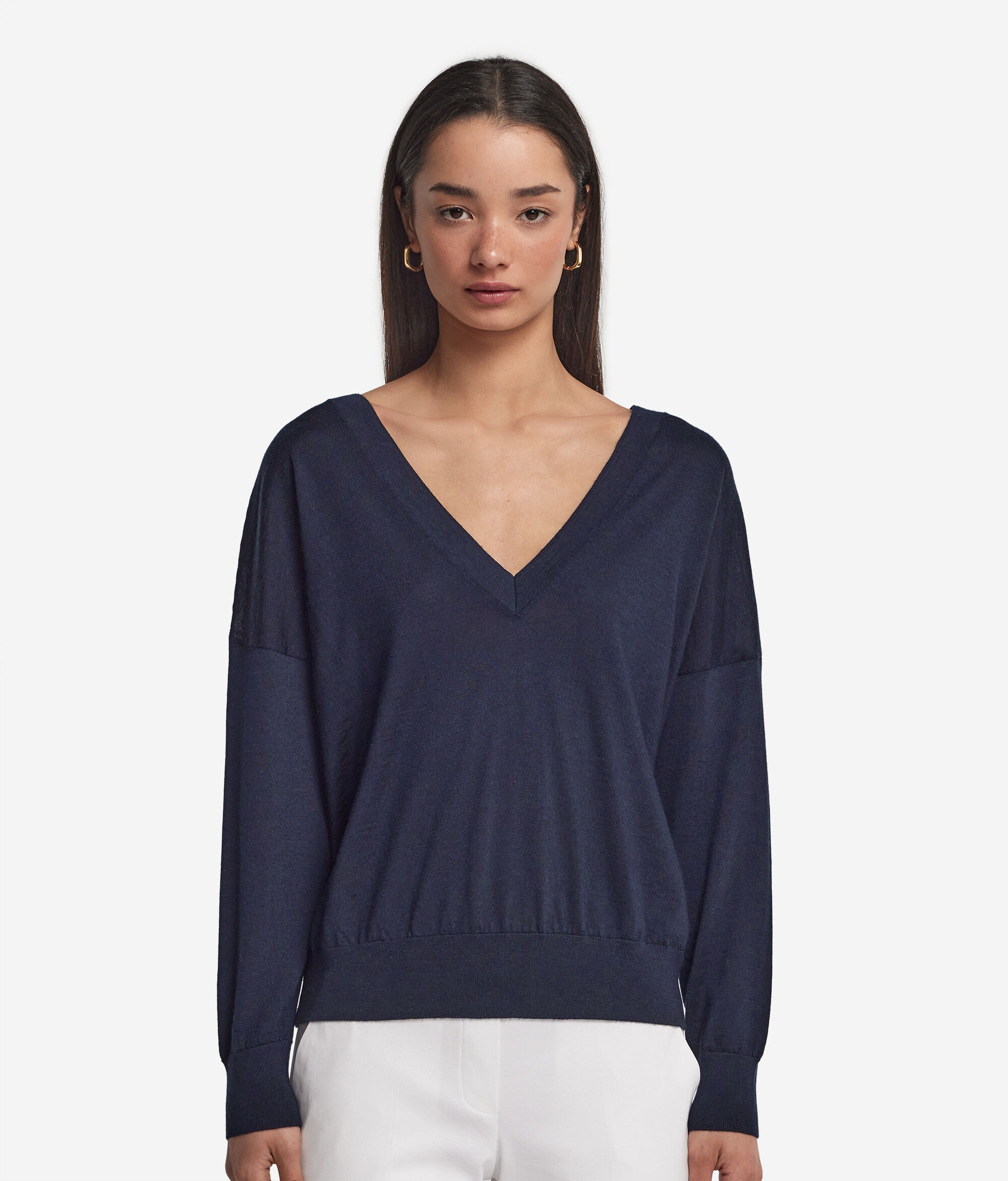 Пуловер из ультратонкого кашемира