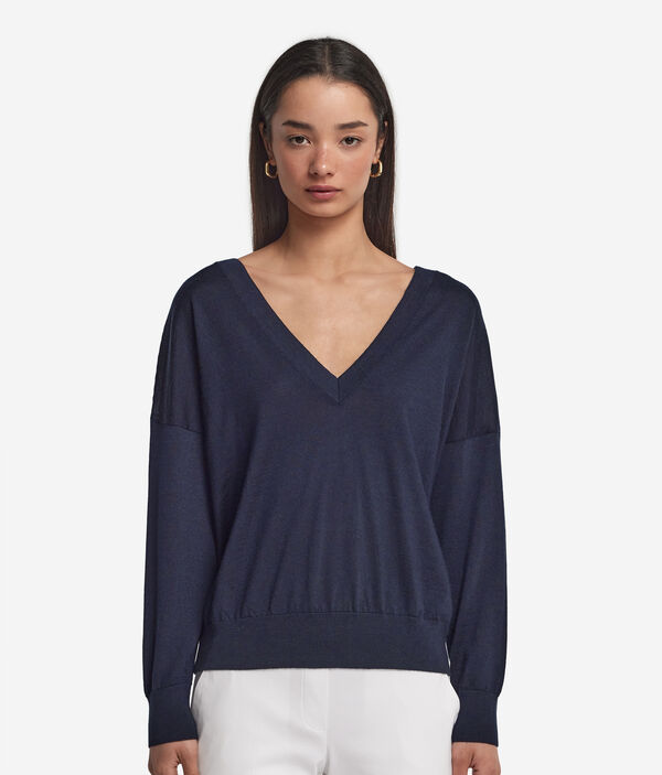 Пуловер из ультратонкого кашемира