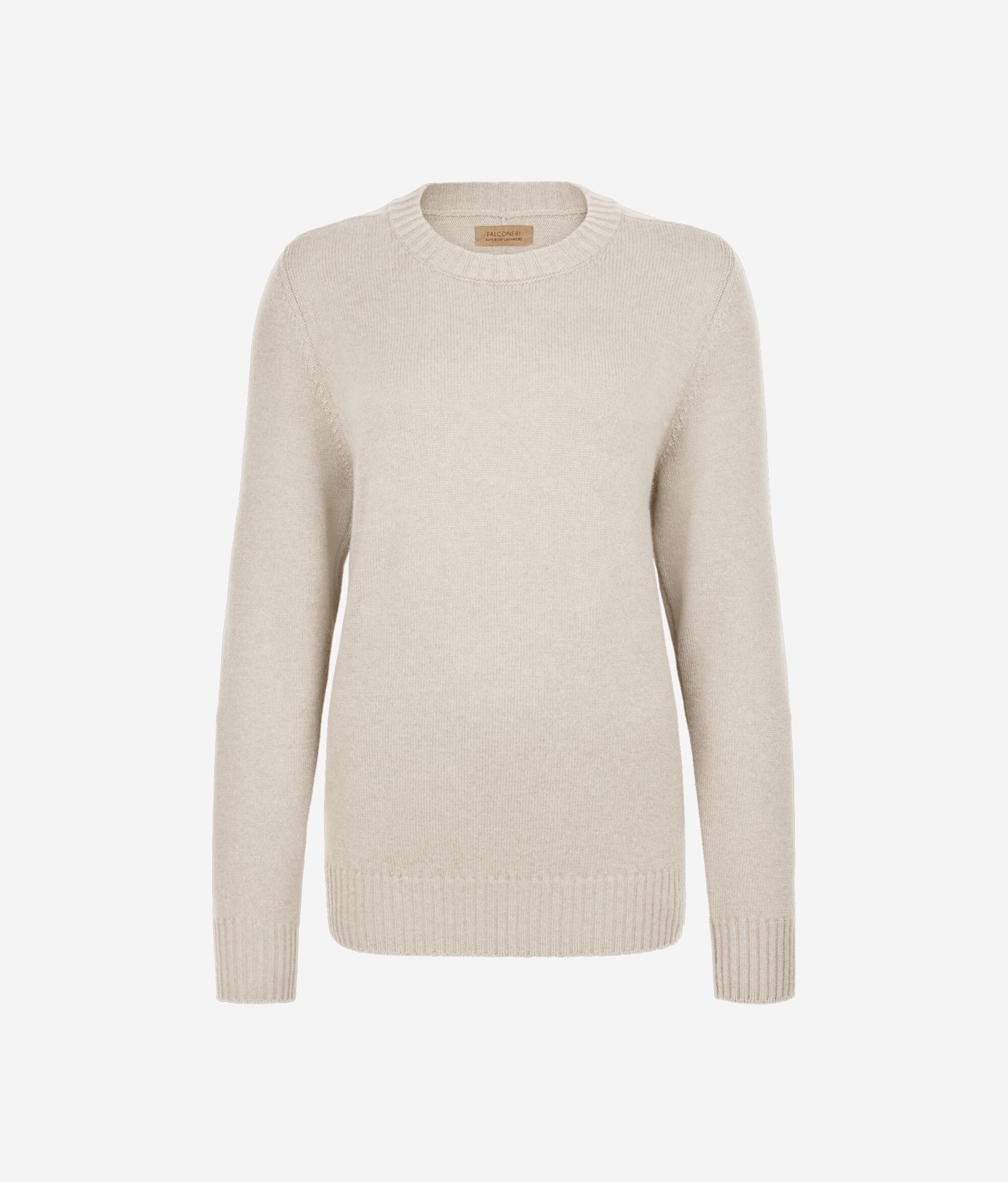 Ultrasoft Cashmere Reglan Omuz Detaylı Yuvarlak Yaka Kazak