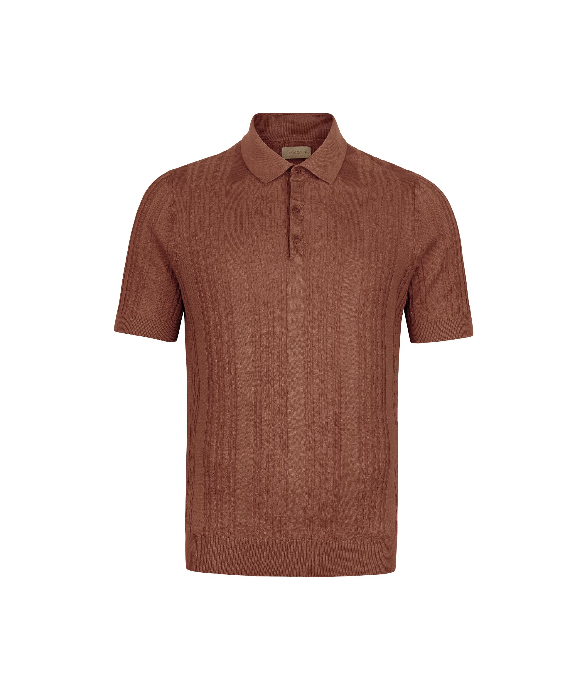 Polo motivo trecce coste