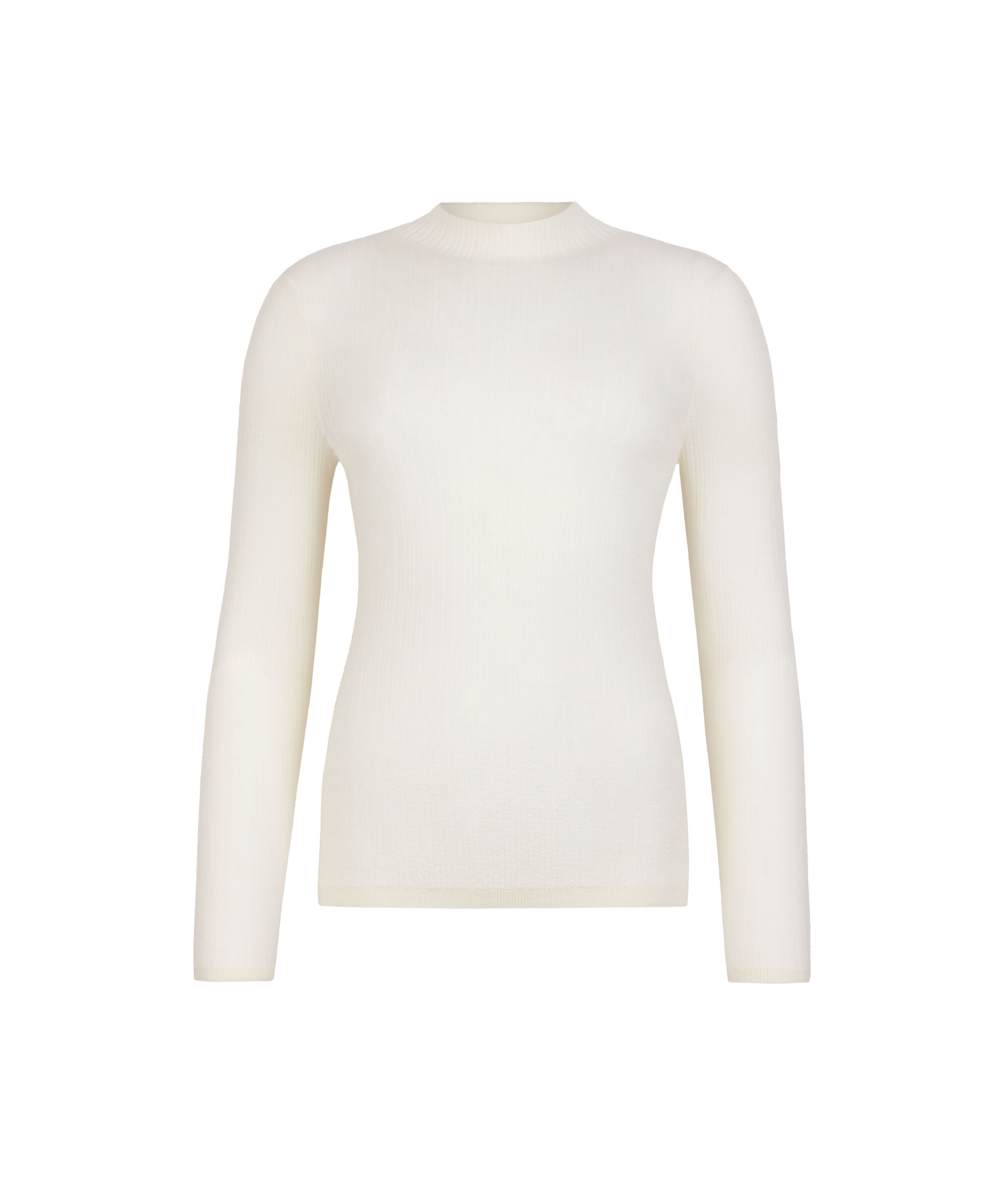 Gerippter Rollkragenpullover aus Kaschmir Ultrafine