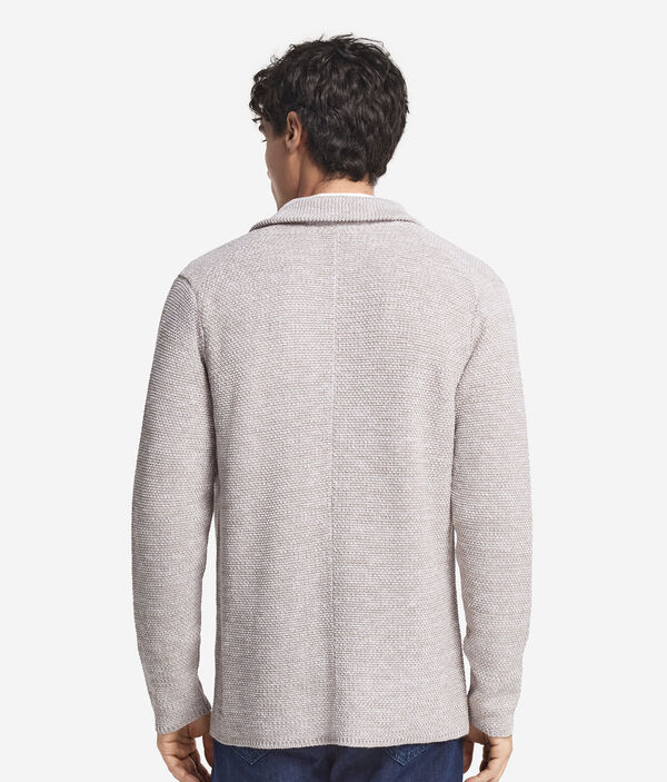 Пиджак из хлопка и льна