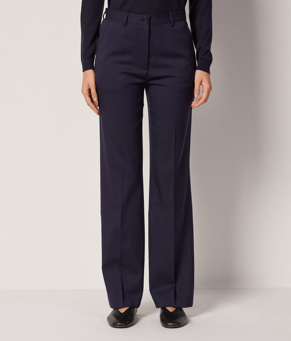 Прямые брюки из шерсти