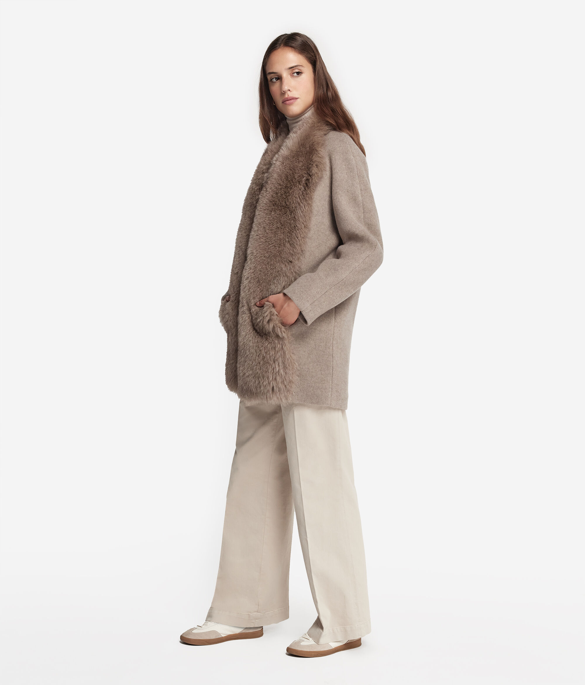 Cashmere Fur Coat