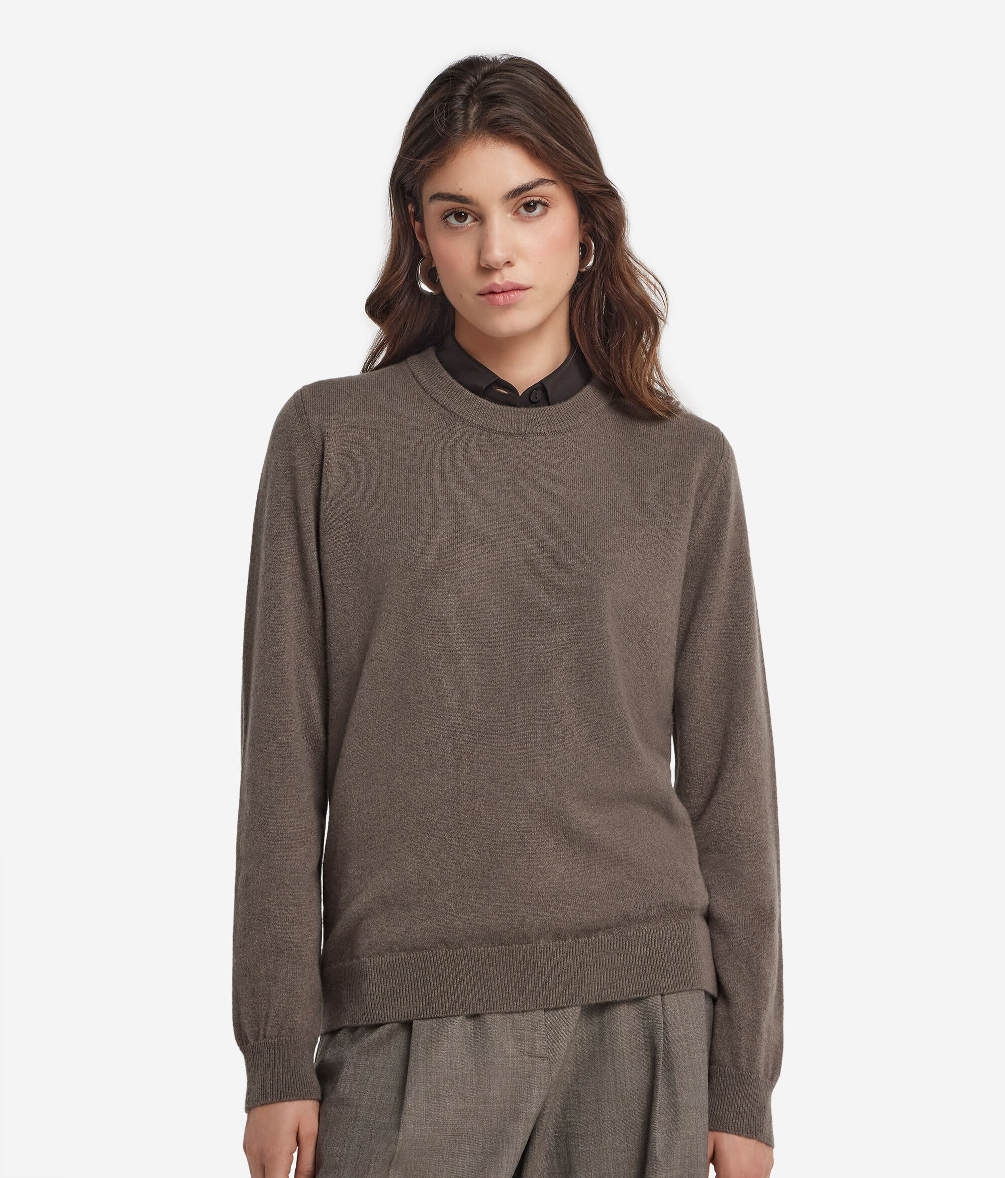 Maglia girocollo in Cashmere Ultrasoft