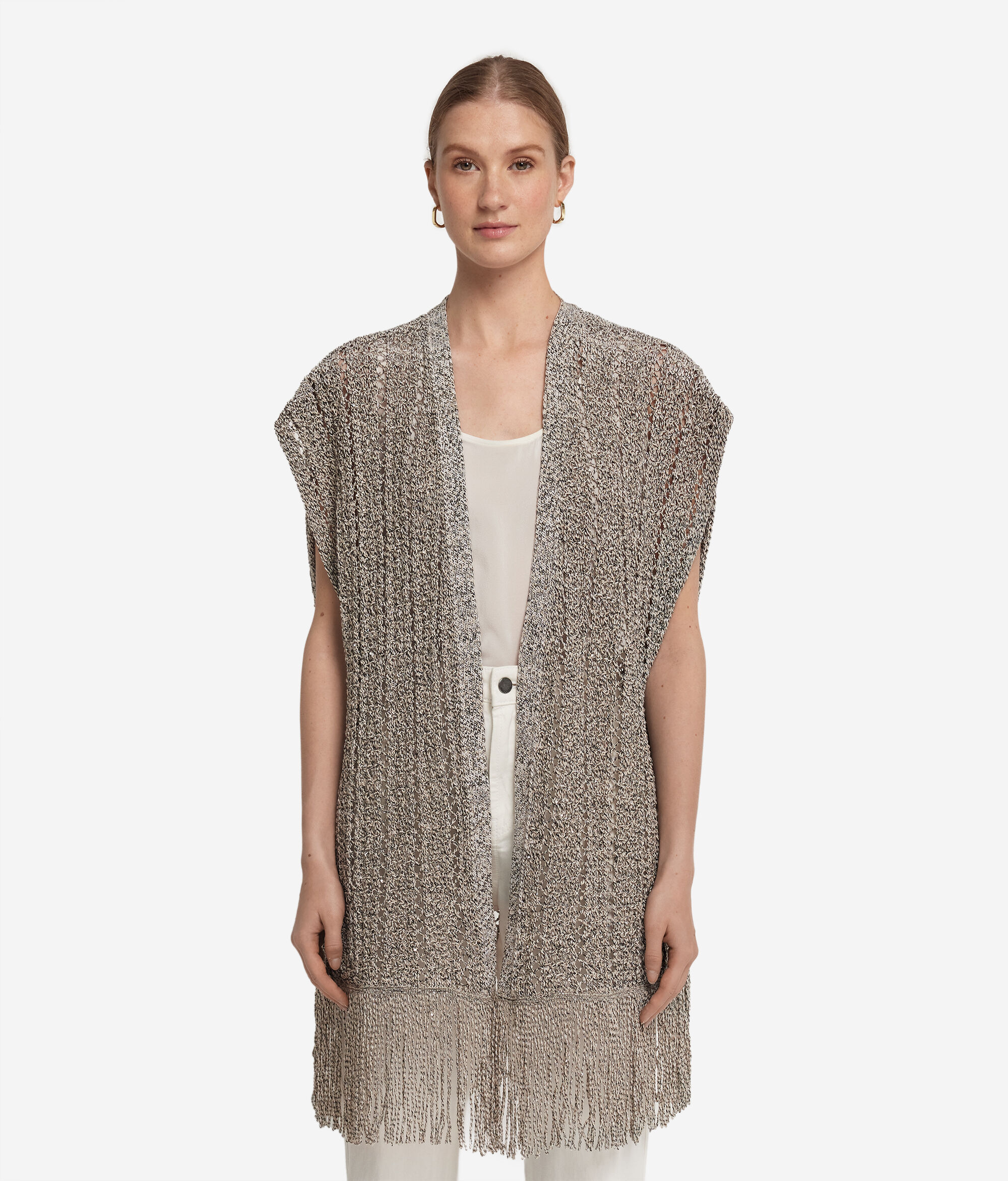 Kimono ajouré à paillettes