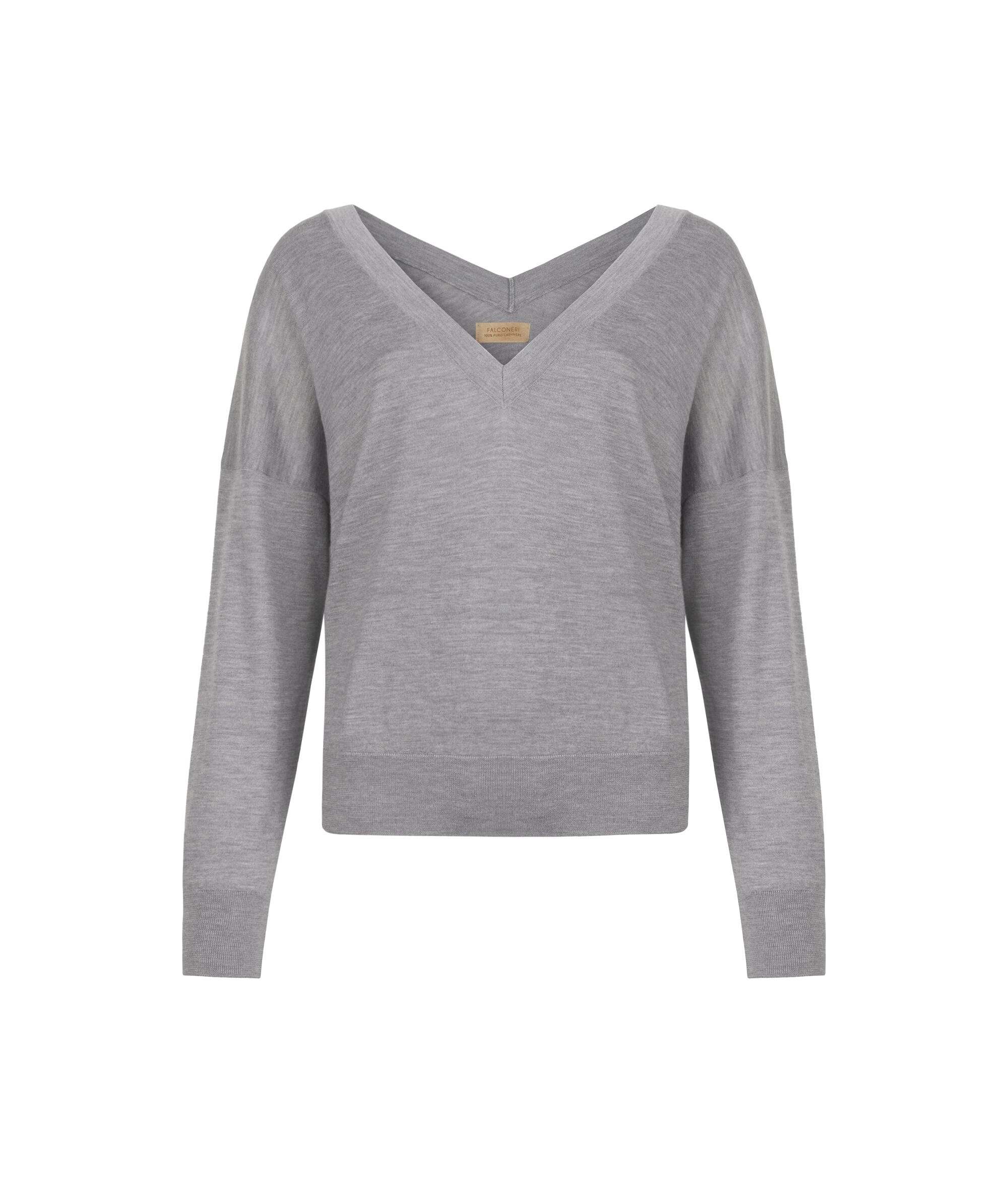 Pullover mit doppeltem V-Ausschnitt aus Kaschmir Ultrafine