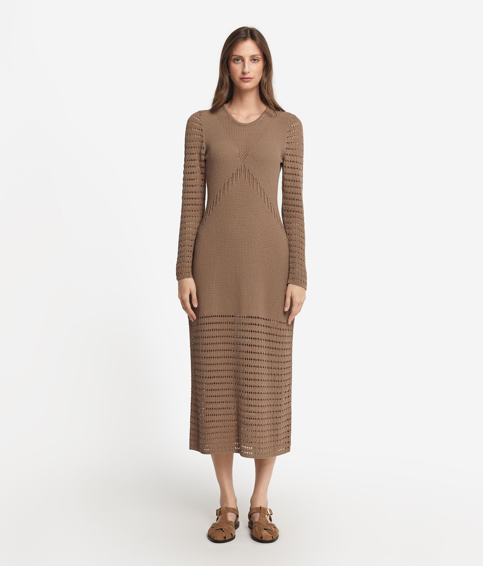 Vestit punt d'arròs calat