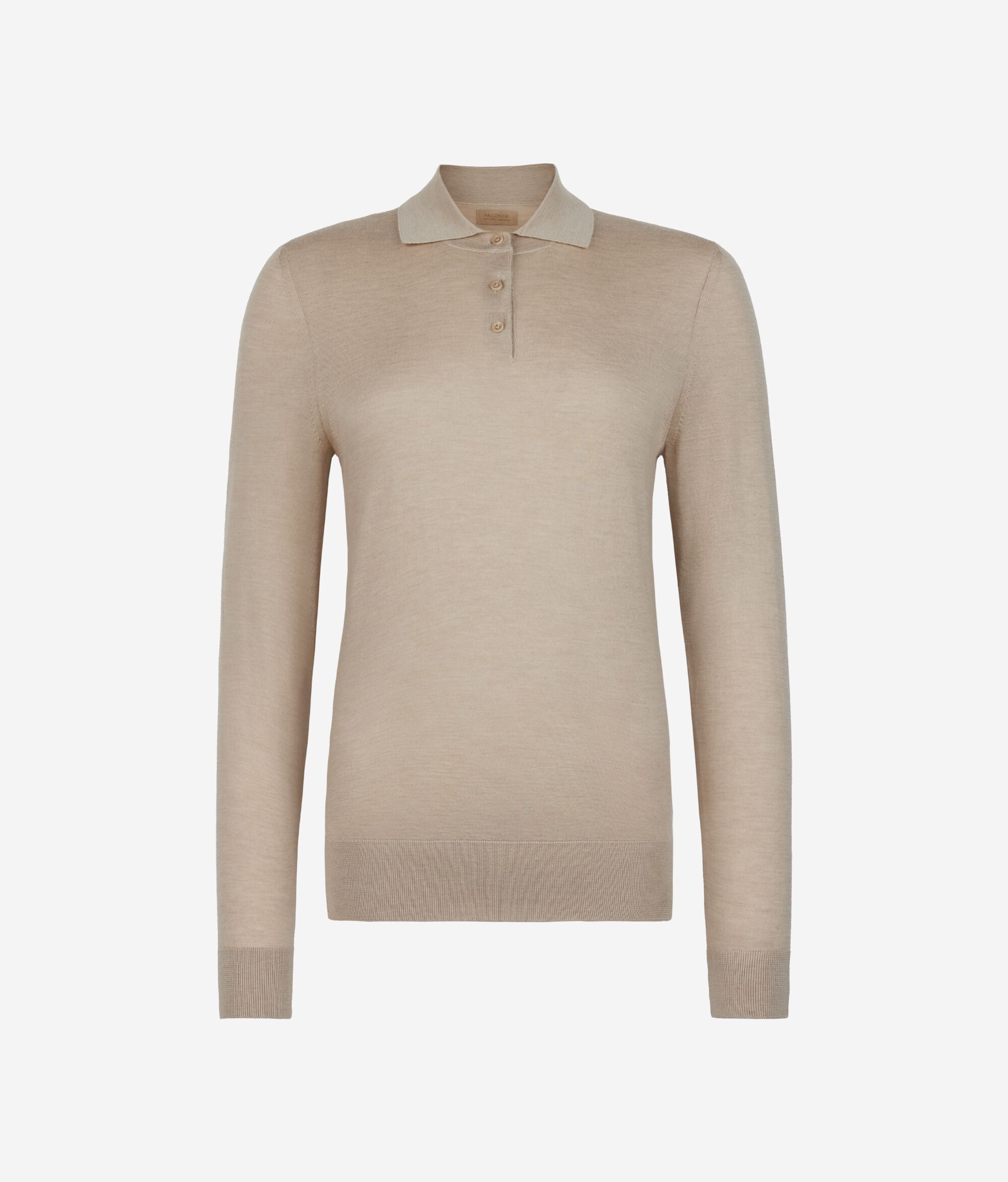 Джемпер-поло из ультратонкого кашемира