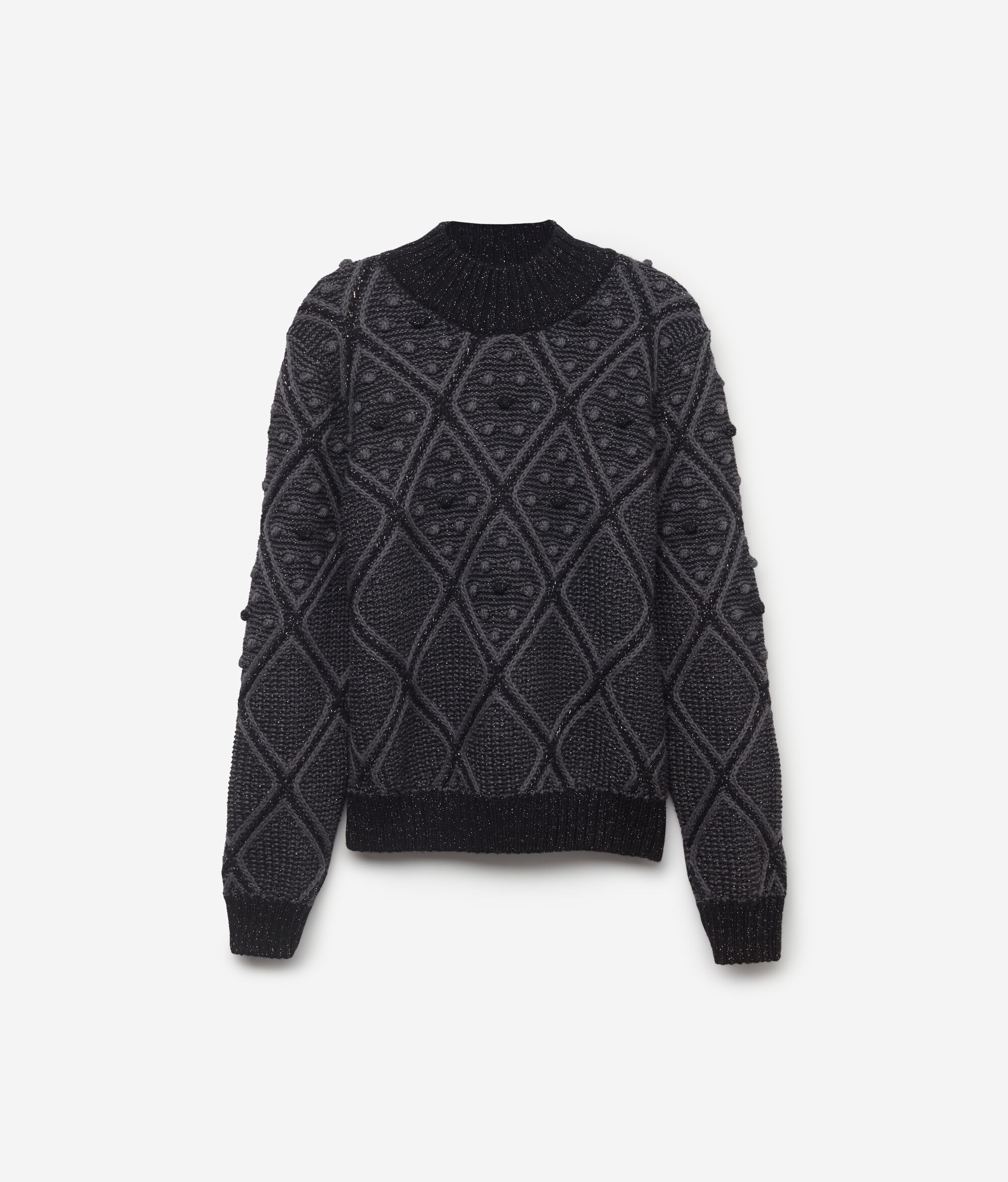 Джемпер с высоким воротником из шерсти