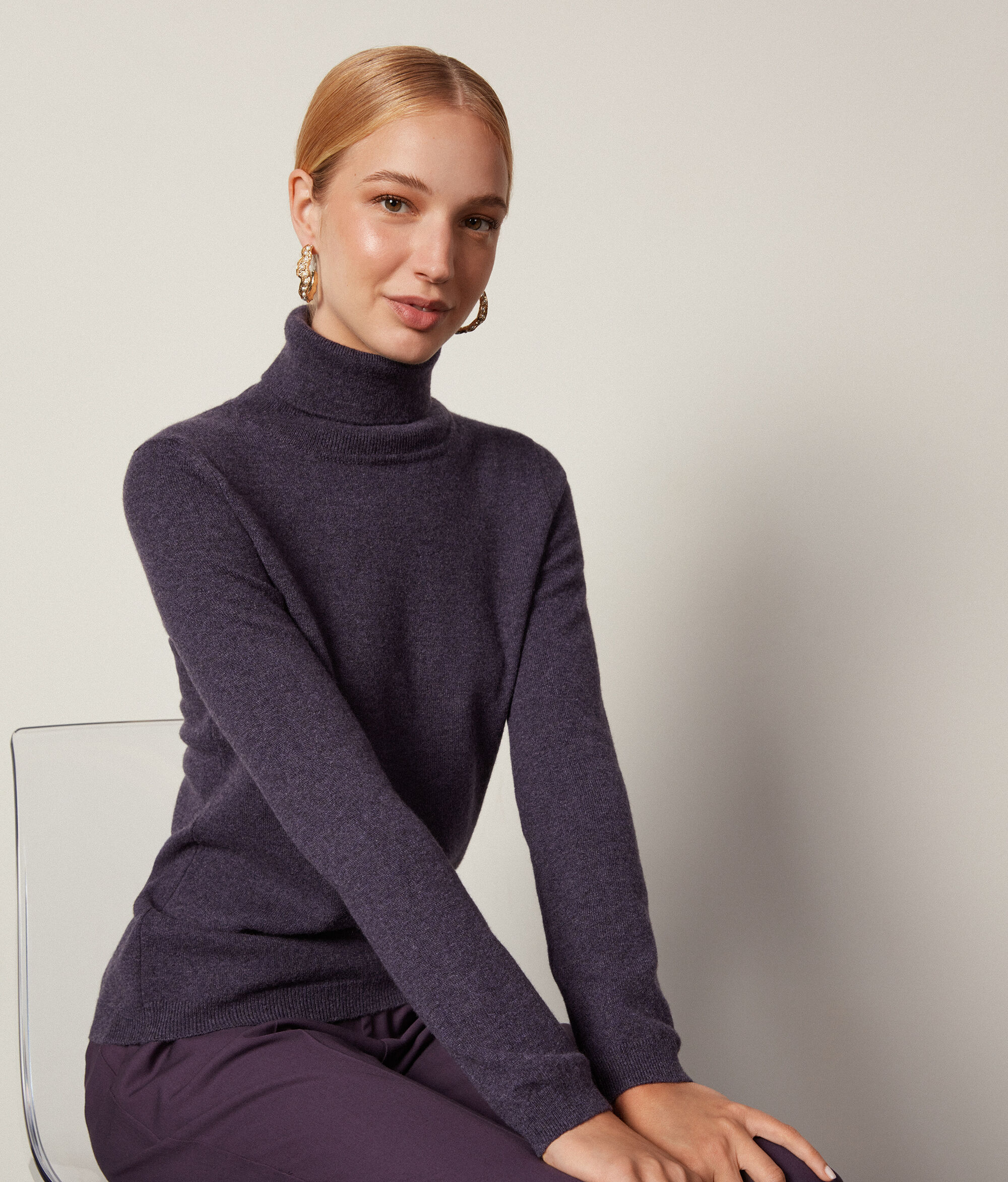Sweter z Golfem z Kaszmiru Ultrasoft