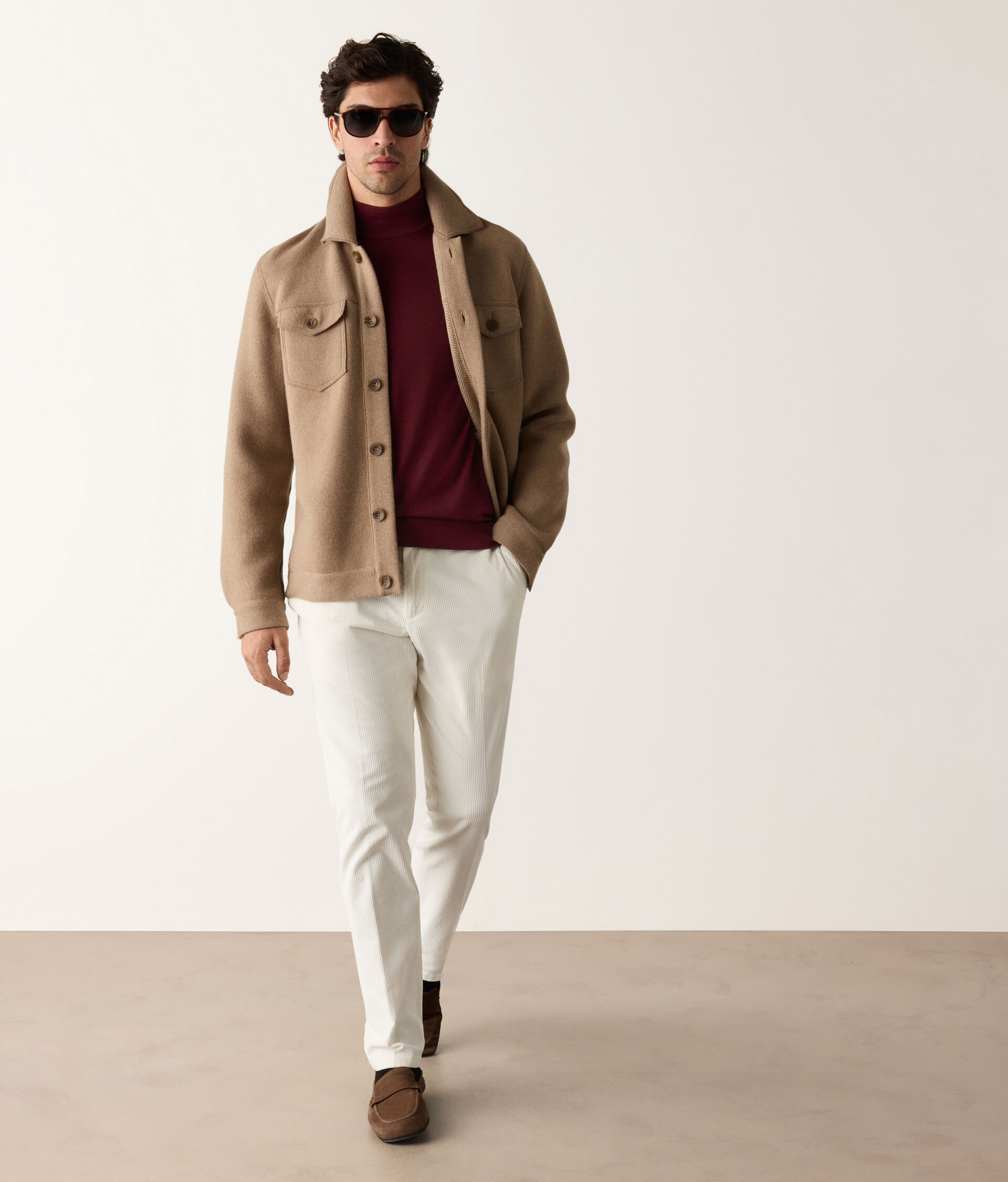Long-Sleeved Cashmere Turtleneck