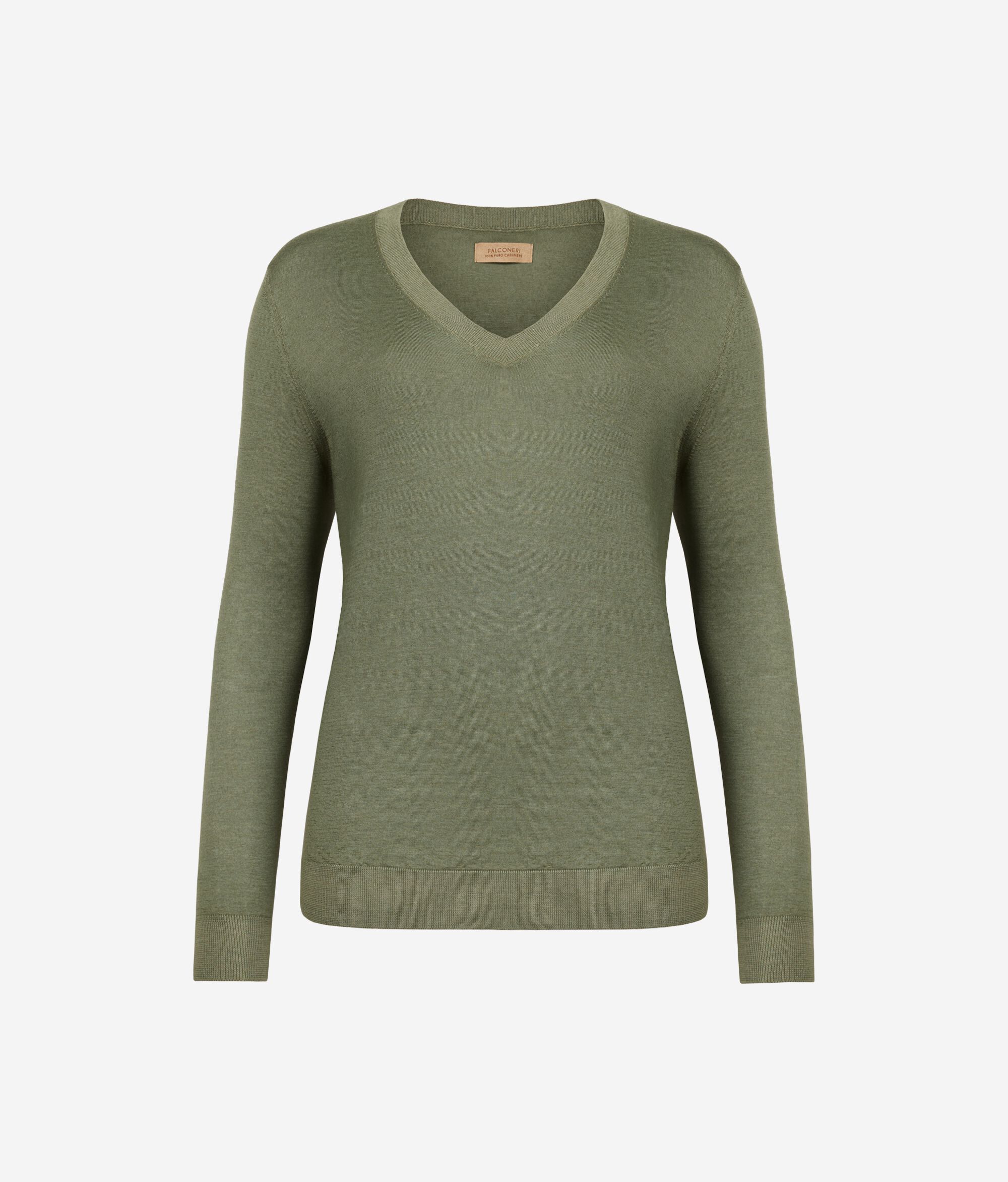 Pullover mit V-Ausschnitt aus Kaschmir Ultrafine