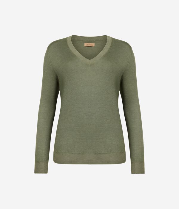 Пуловер из ультратонкого кашемира