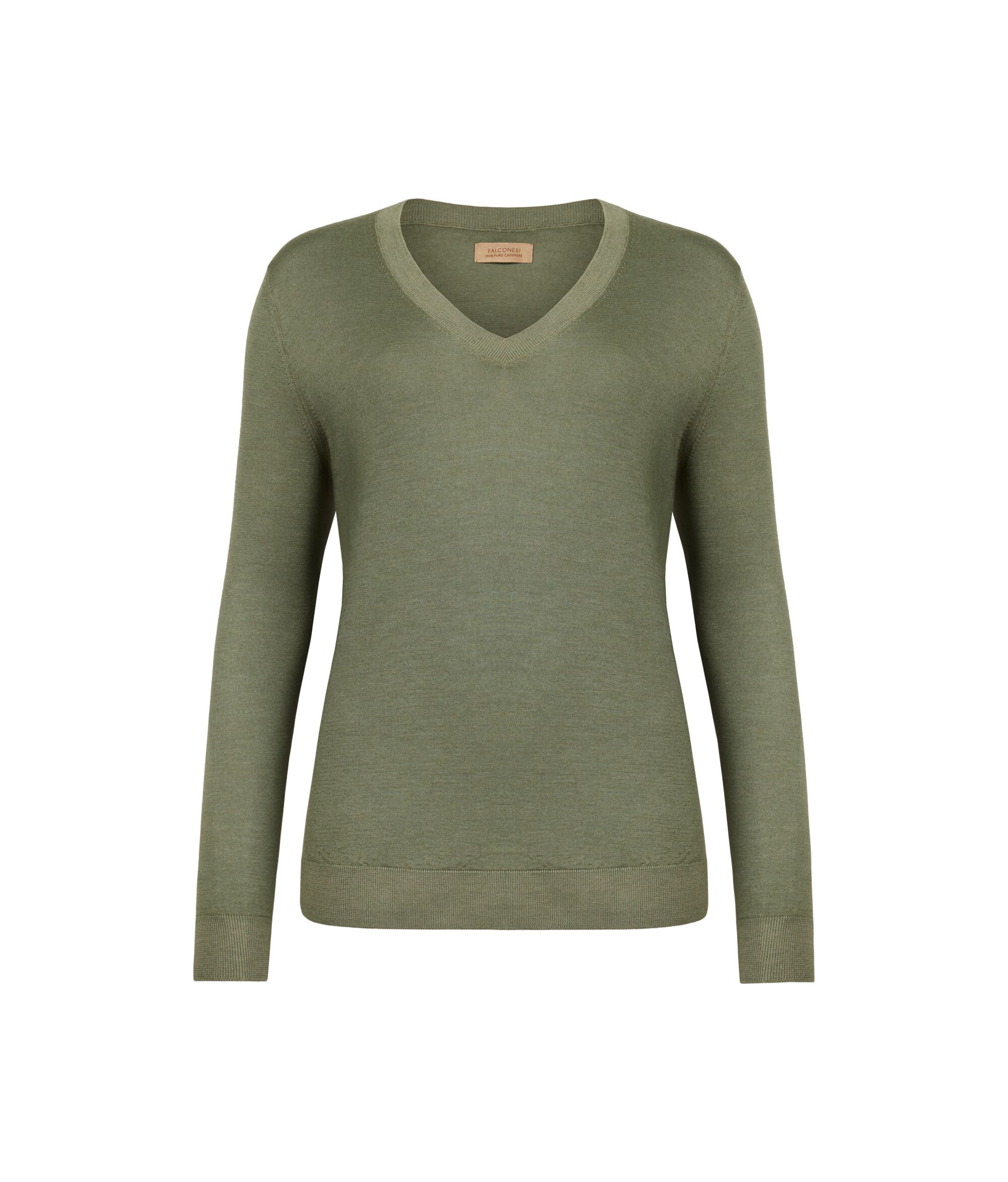 Sweter z dekoltem w serek z kaszmiru Ultrafine